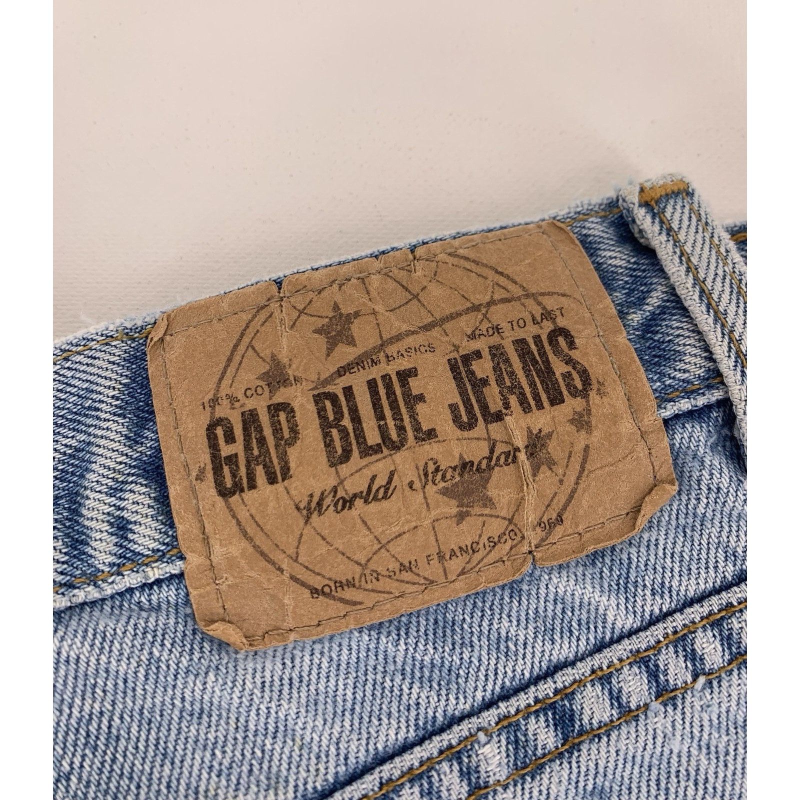 Gap Vintage GAP Blue Jeans 32x32 Light Wash USA Made Grunge Size US 32 / EU 48 - 5 Thumbnail