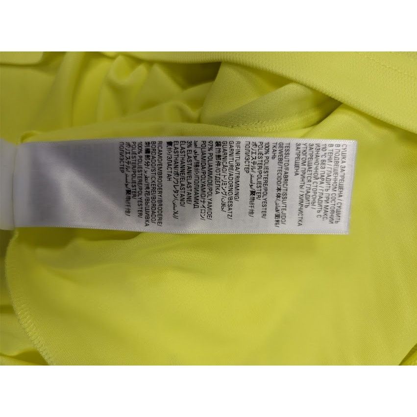 Balenciaga o1rshd1 Soccer Fluo Paris Tech Jersey T-Shirt in Fluo Yellow Size US L / EU 52-54 / 3 - 21 Thumbnail