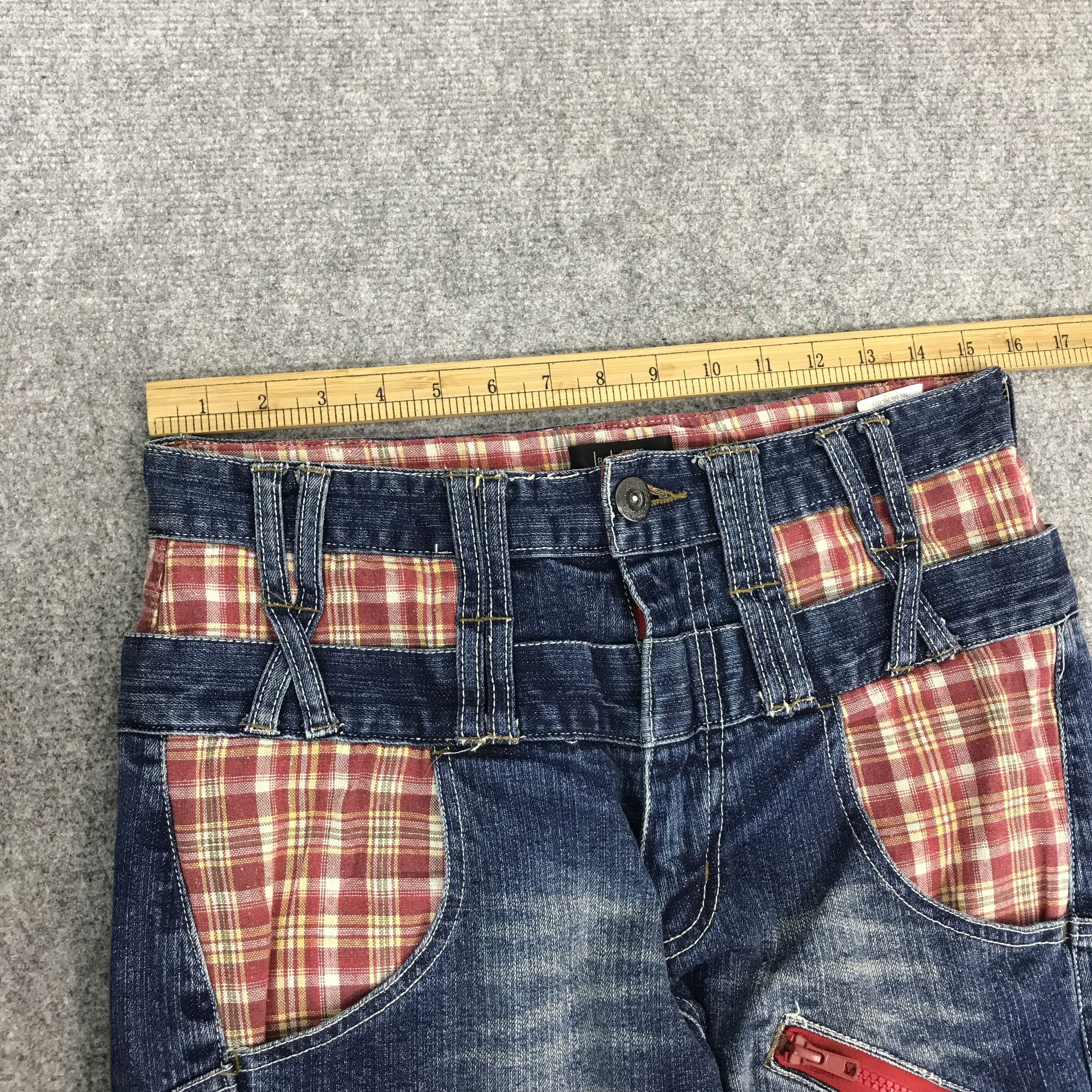 Japanese Brand contno.Japan style double waist denim pants Size US 30 / EU 46 - 7 Thumbnail