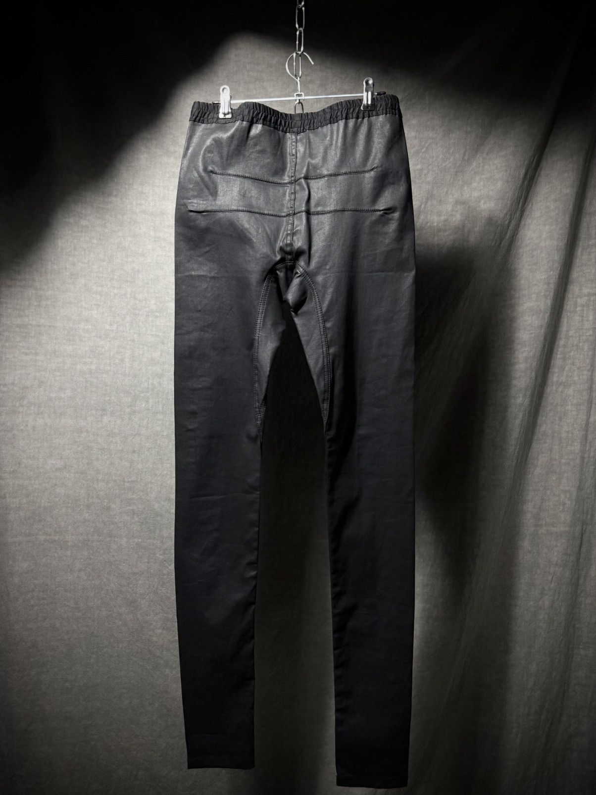 Rick Owens Rick Owens 13FW 'Plinth' Coated Legging Pants Size 27" / US 4 / IT 40 - 7 Thumbnail