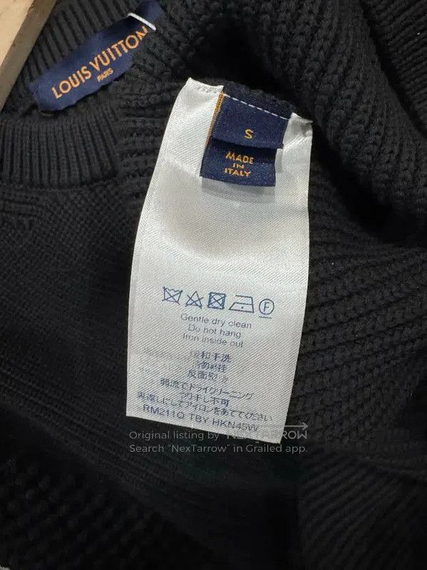 Louis Vuitton Louis Vuitton Black Nigo Collaboration Knit Sweater . Size US S / EU 44-46 / 1 - 4 Thumbnail