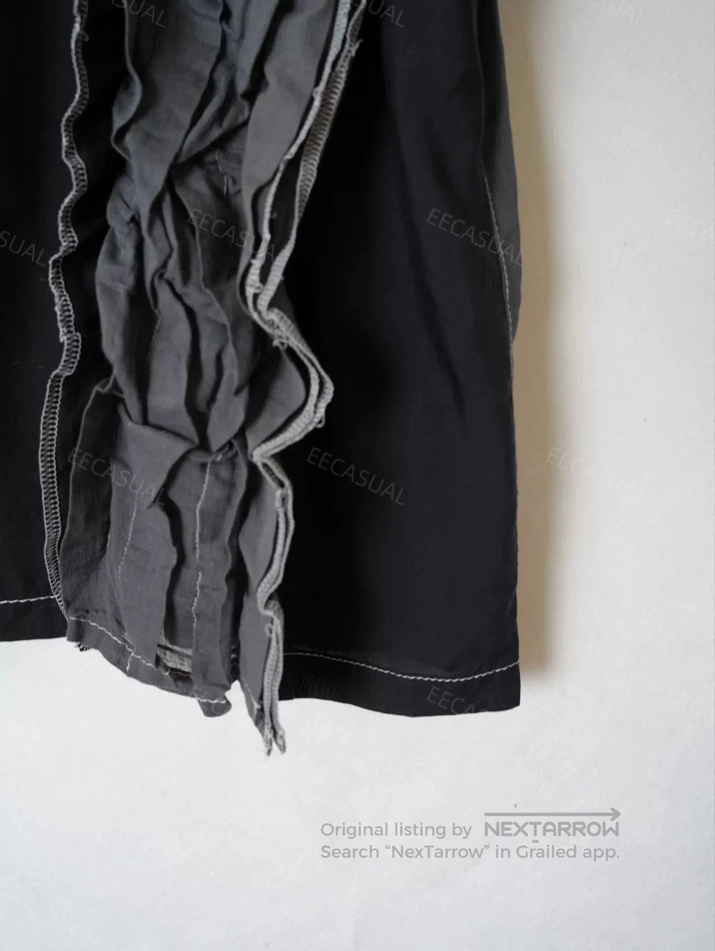 CDG by Comme des Garcons CDG Tricot Layered Ruffle Collar Top. Size M / US 6-8 / IT 42-44 - 6 Thumbnail