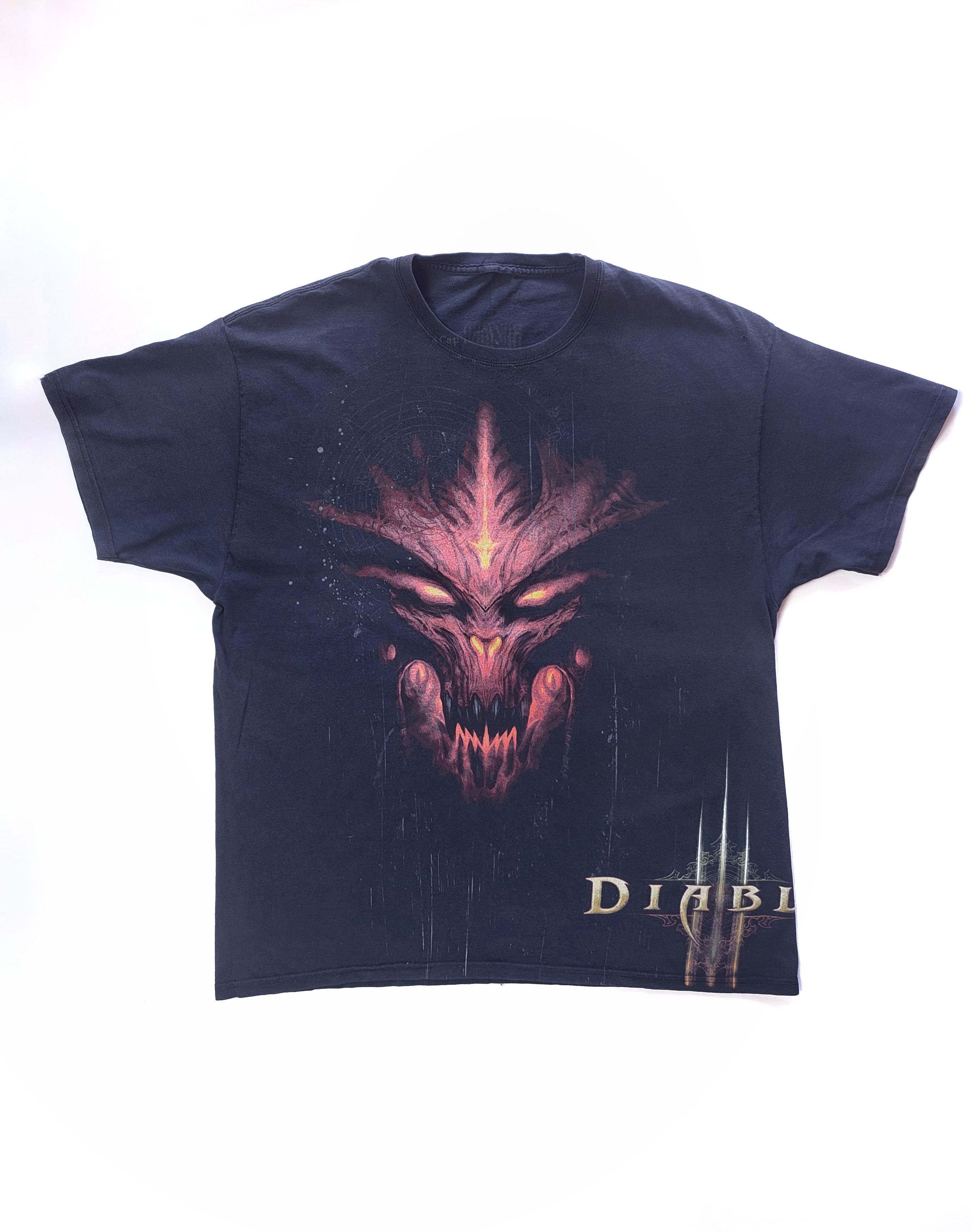 Playstation Diablo 3 blizzard game vintage t-shirt Size US XL / EU 56 / 4 - 1 Thumbnail