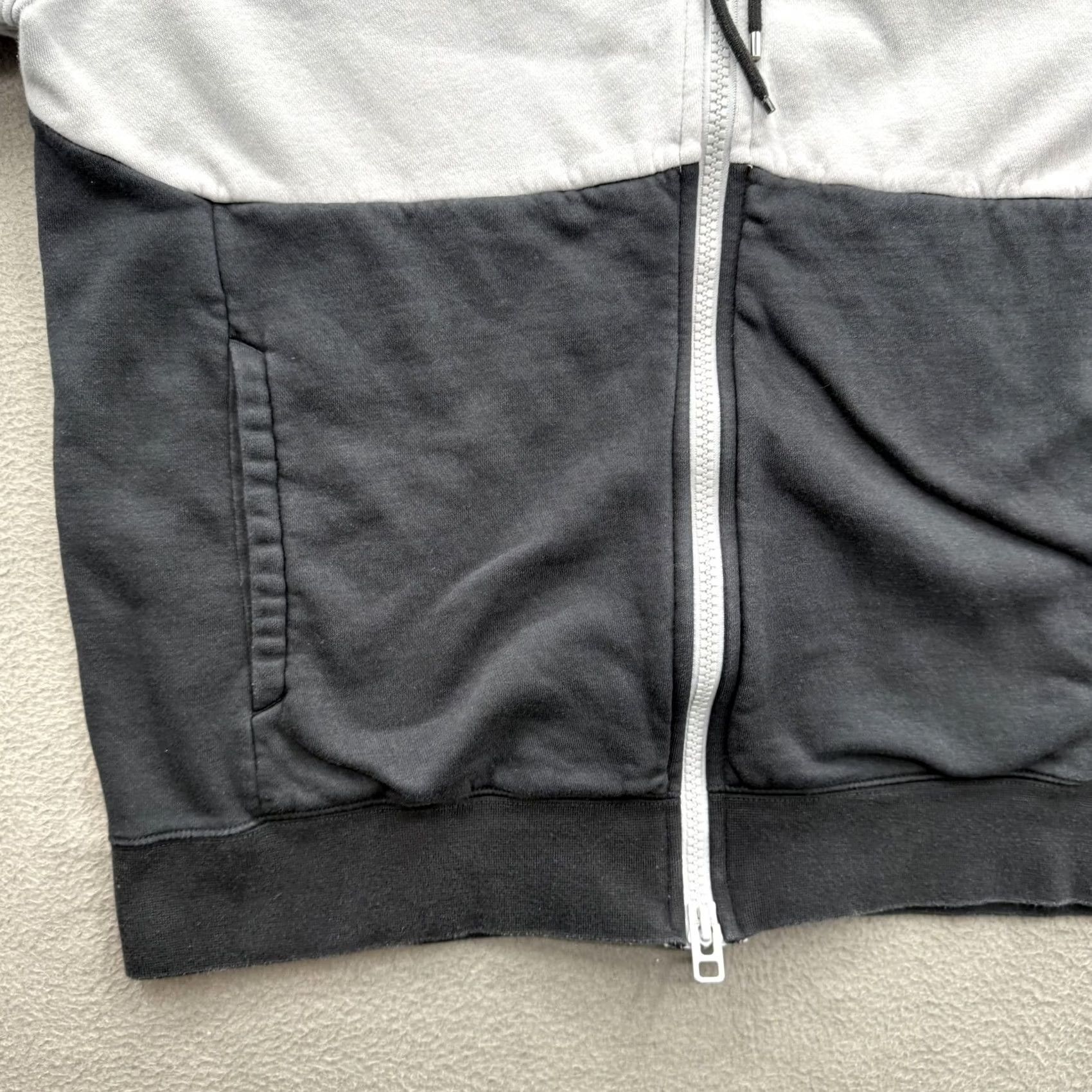 Nike Nike Air Hoodie Mens Large Gray Black Full Zip Pockets Logo Sweatshirt Fleece Size US L / EU 52-54 / 3 - 4 Thumbnail