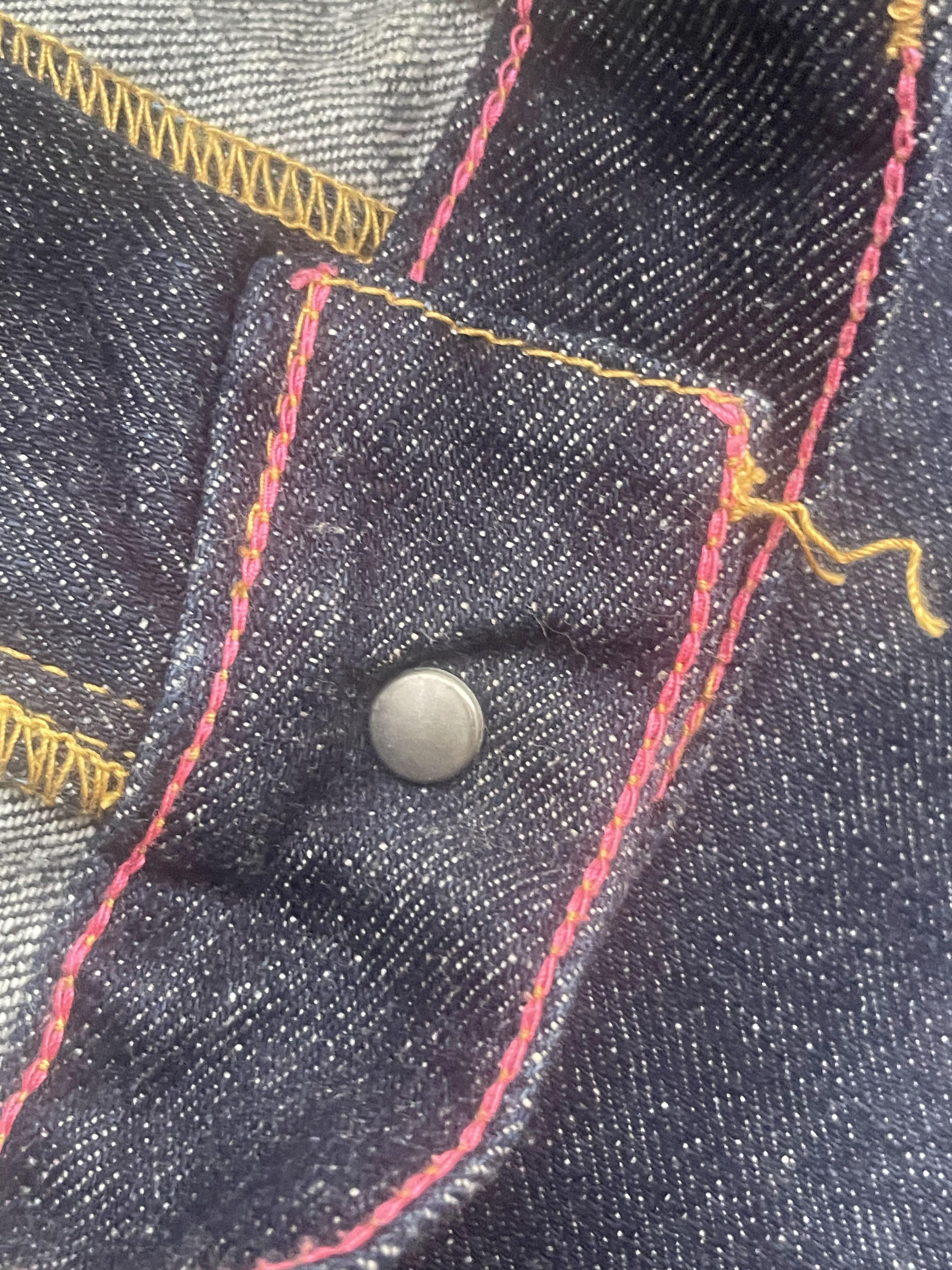 Designer Tommy Custom Painted Denim Size 33" - 13 Thumbnail
