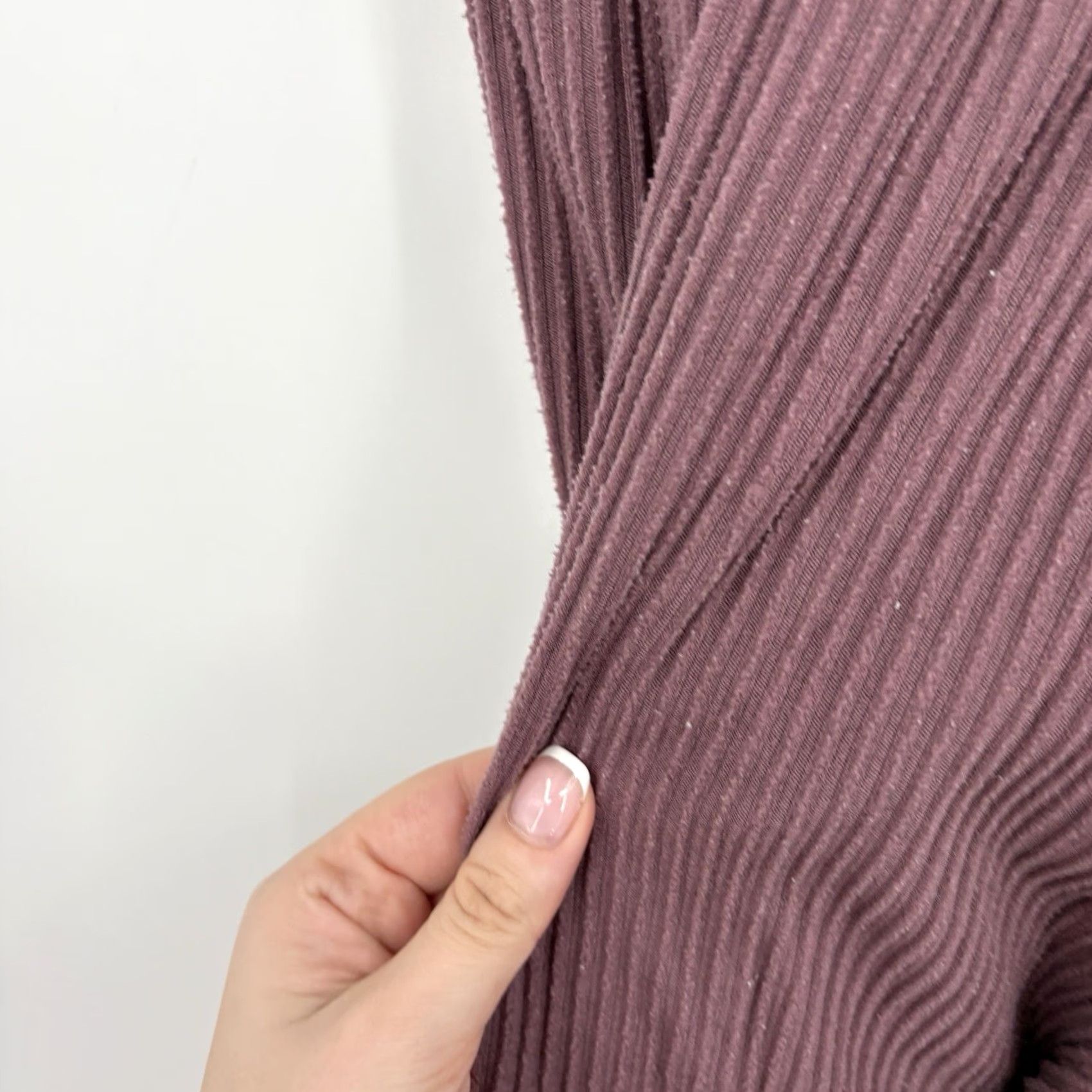 Alo Alo Yoga Muse Sweatpants Large Ribbed Stretch Jogger Burgundy Truffle Yoga Pants Women L Size Regular Inseam 30" Athleisure Size 36" / US 14 / IT 50 - 7 Thumbnail