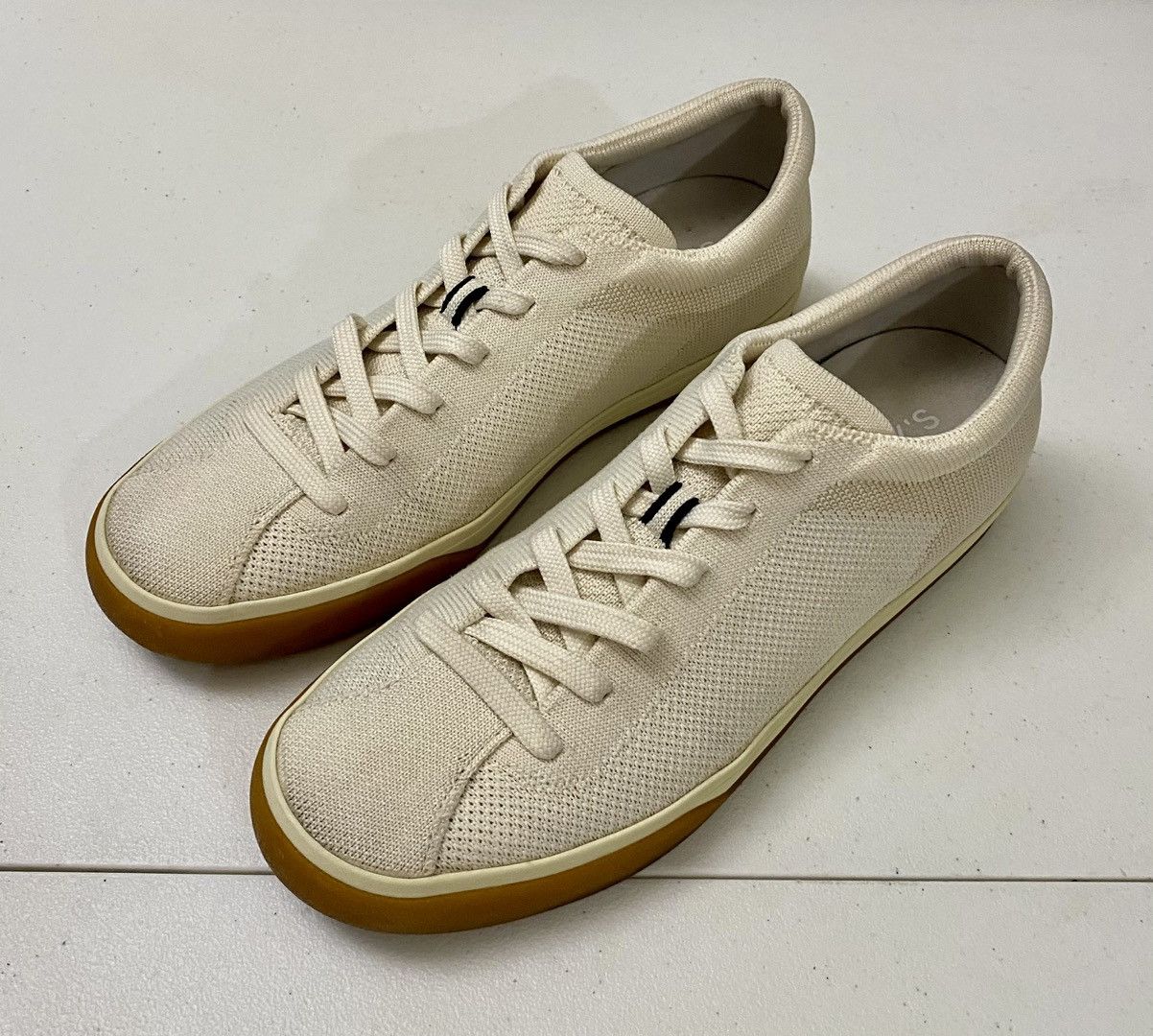 Rothy's Rothy's The Lace Up Sneakers Women's 9 US Blond Knit 9 US Size US 9 / IT 39 - 13 Thumbnail