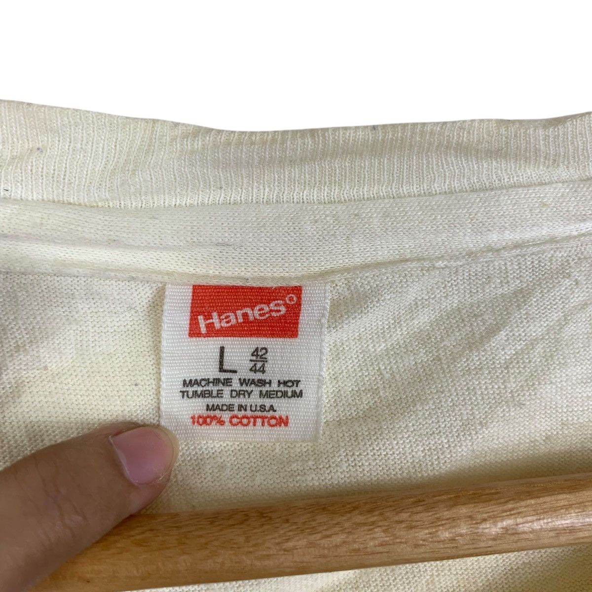 Hanes Vintage 80’ HANES FUNKADELIC JAPAN Comedian Tee Shirt Size US L / EU 52-54 / 3 - 5 Thumbnail