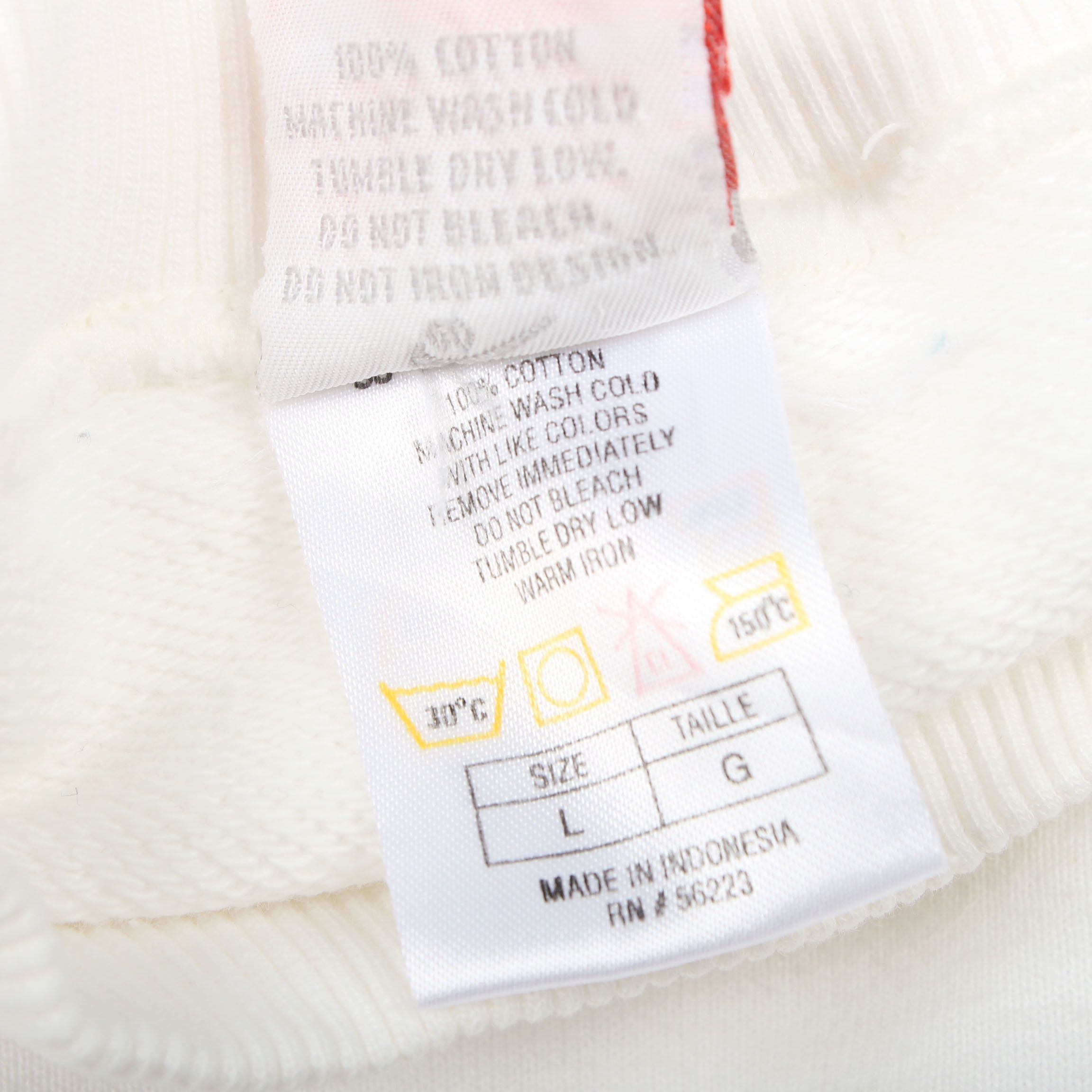 Nike Nike White Sweatshirt 90s Big Swoosh Logo Crewneck Pullover Size US L / EU 52-54 / 3 - 7 Thumbnail