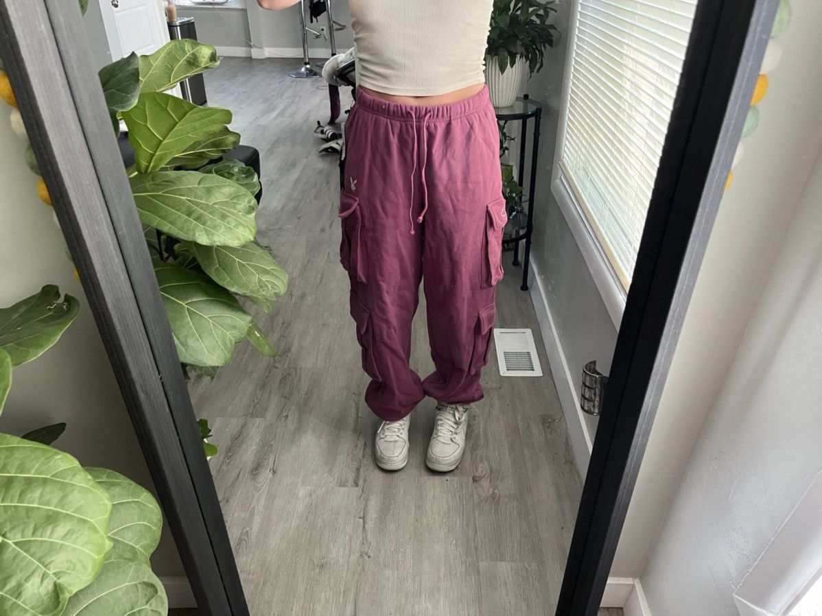 Pacsun × Playboy Playboy By PacSun Cargo Sweatpants Size 27" / US 4 / IT 40 - 14 Thumbnail