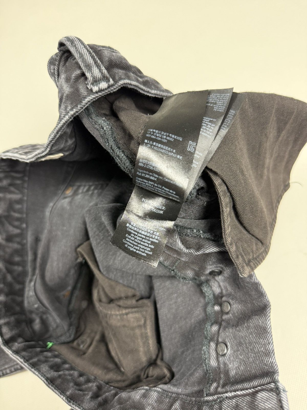 Allsaints × Japanese Brand Allsaints Cigarette Damaged Distressed Denim Skinny Jeans Size US 30 / EU 46 - 16 Thumbnail