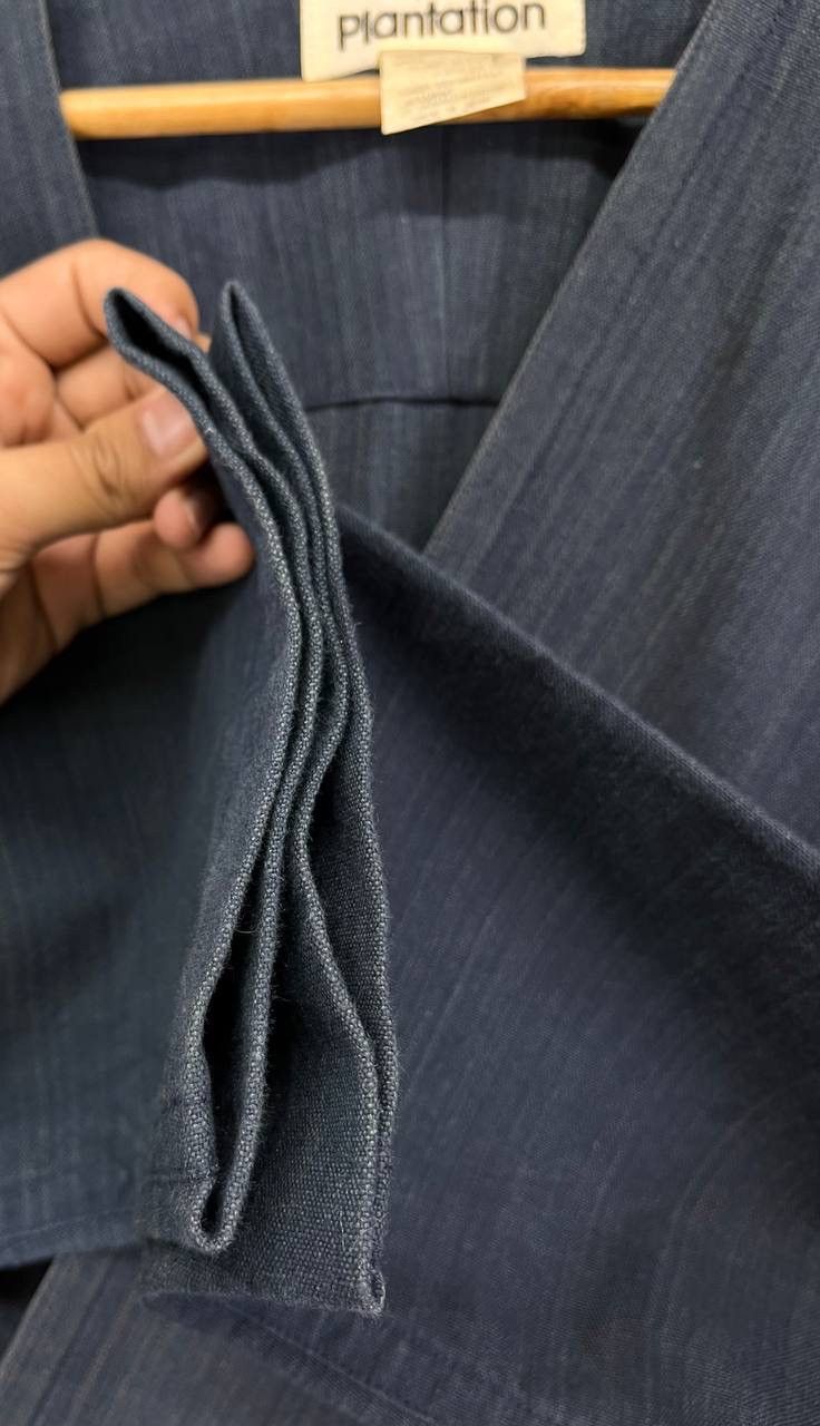 Issey Miyake Vintage Issey Miyake Plantation Cardigan Rare Denim Jacket Size M / US 6-8 / IT 42-44 - 10 Thumbnail