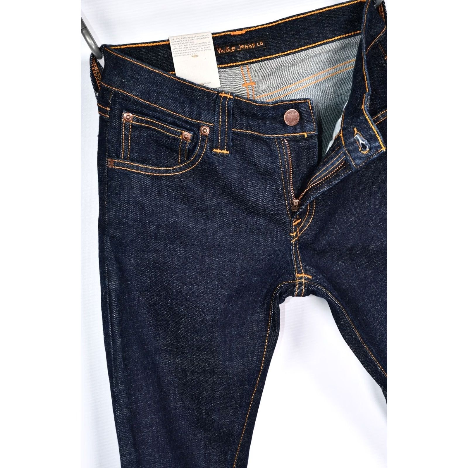 Nudie Jeans Nudie Jeans Tight Long John Twill Rinsed Women's Jeans W26 L32 Blue Slim 5-Pocket Denim Regular Size XS-XXL not needed Size 26" / US 2 / IT 38 - 4 Thumbnail