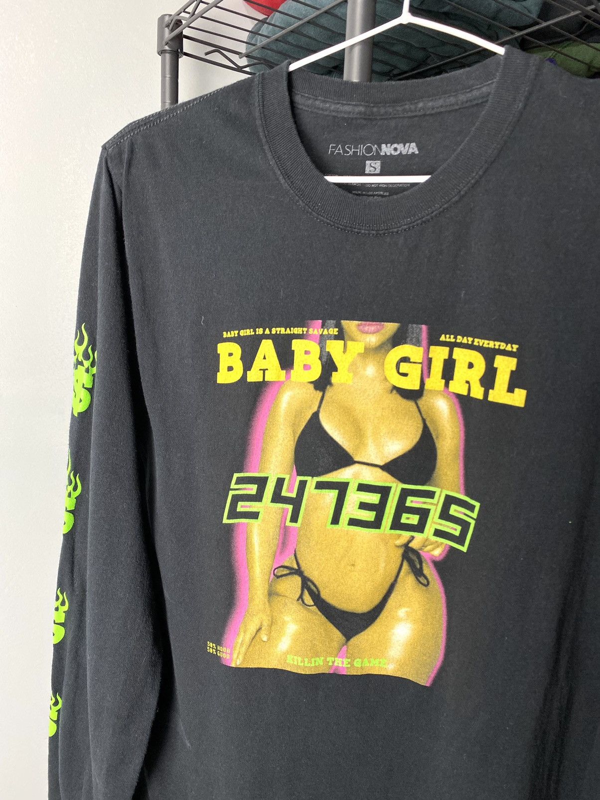 Japanese Brand Vintage Sexy Baby Girl Longsleeve Pin Up Supreme Style Size US S / EU 44-46 / 1 - 2 Thumbnail