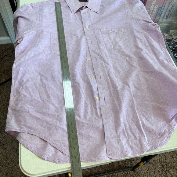 Hathaway Golf HATHAWAY Vintage Madras shirt short sleeve Lavander size XL Size US XL / EU 56 / 4 - 8 Thumbnail