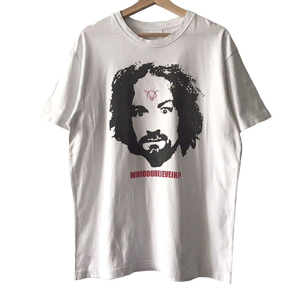 CLOT DevilClot X Charles Manson American Psycho Devilish Sign Tee Size US L / EU 52-54 / 3 - 1 Thumbnail