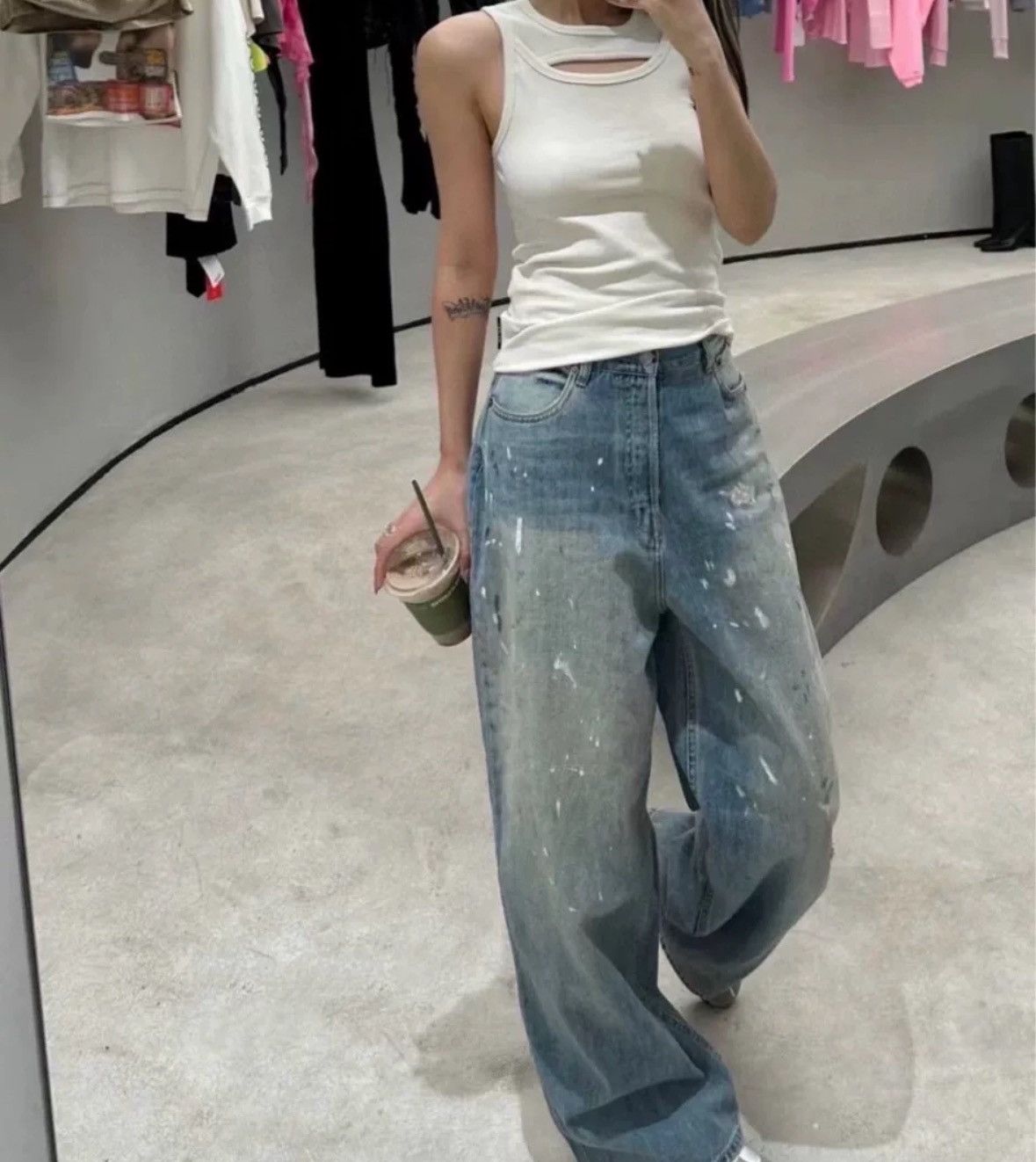 Acne Studios Acne studios Blue ink mud dyed jeans 2412-Nextarrow Size US 34 / EU 50 - 6 Thumbnail