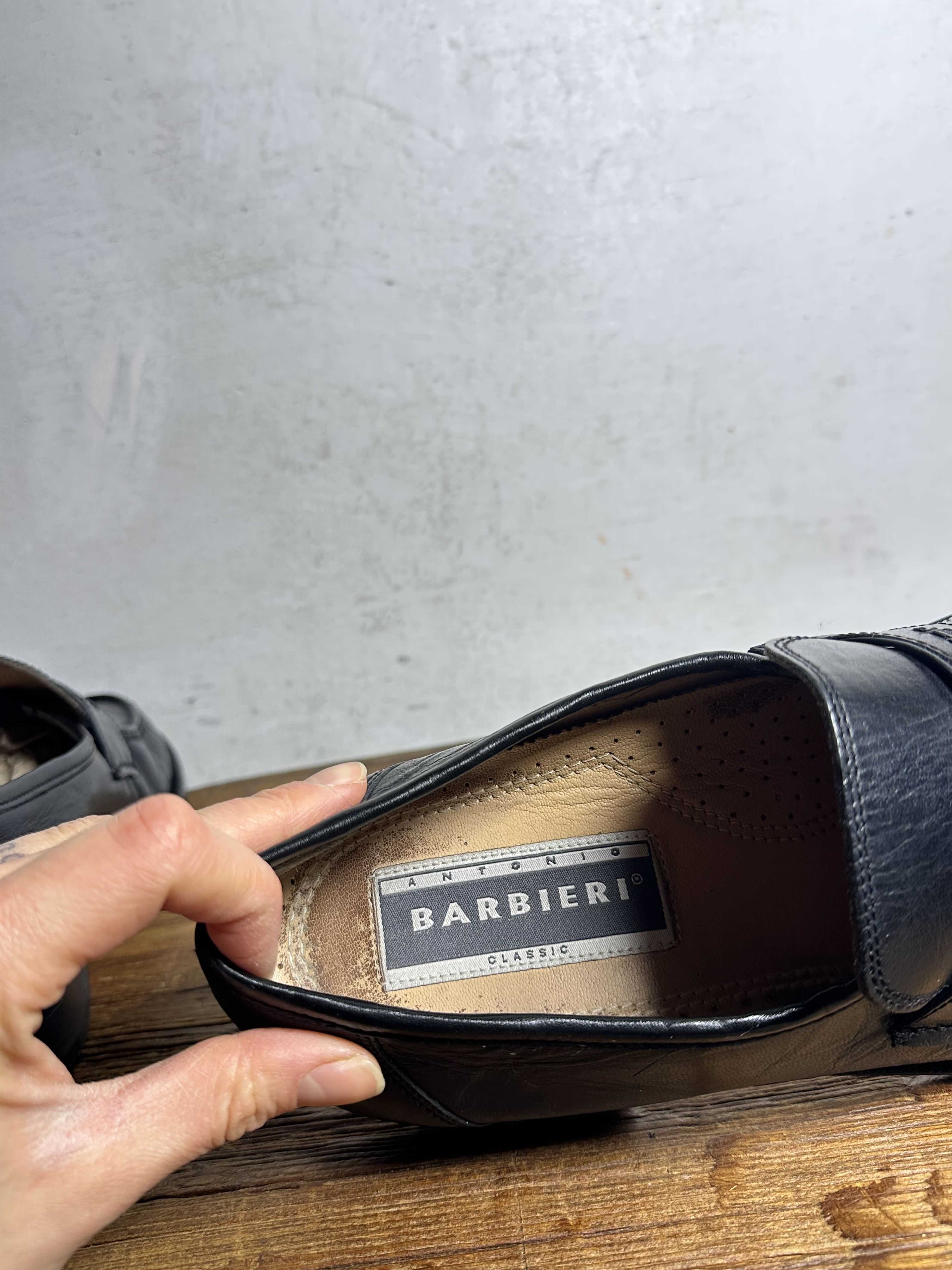 Handmade Custom Ordered Leather Loafers from Antonio Barnieri Size US 11 / EU 44 - 14 Thumbnail