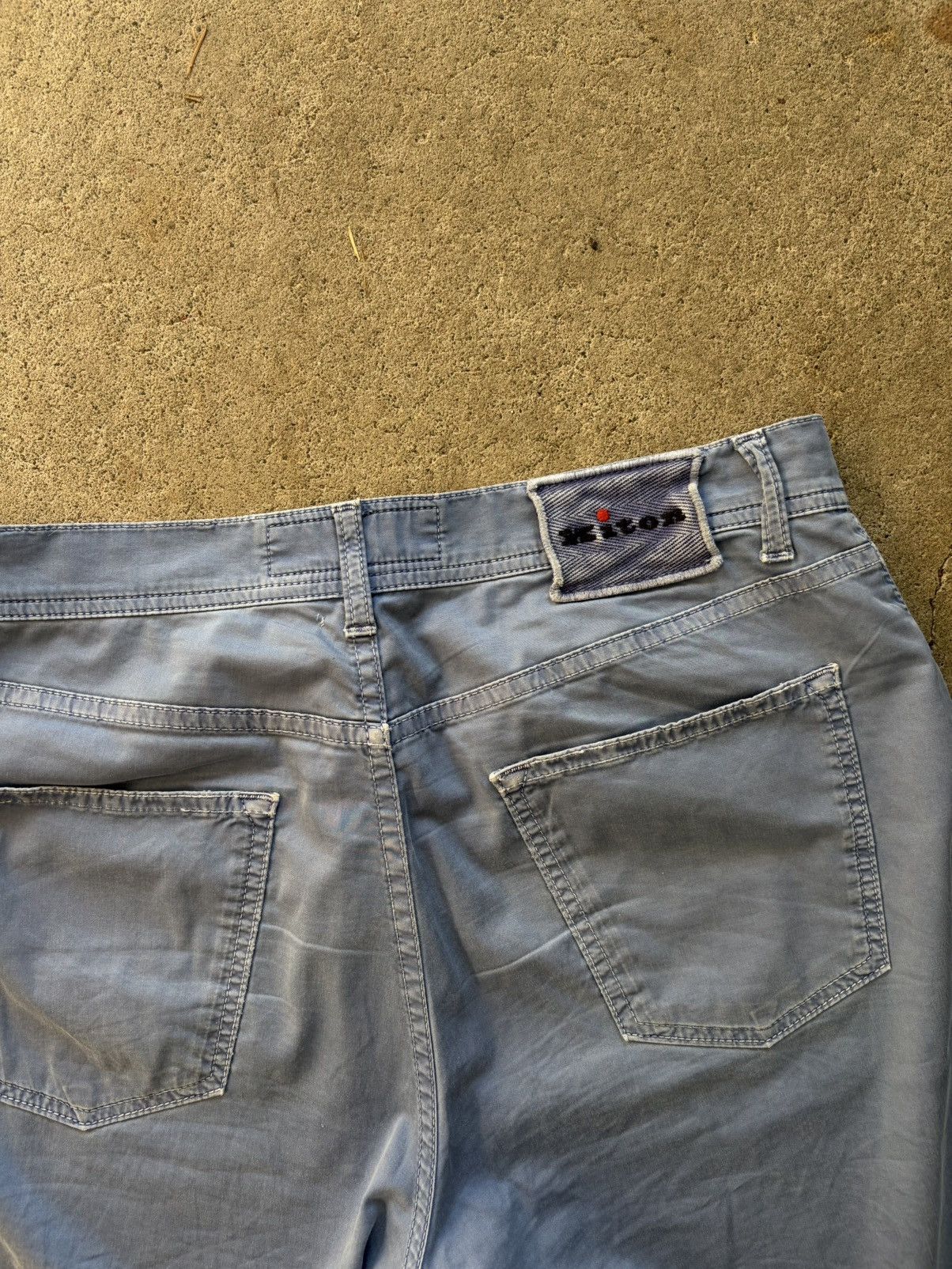 Kiton Kiton Blue Slim Fit Pants Size US 34 / EU 50 - 4 Thumbnail