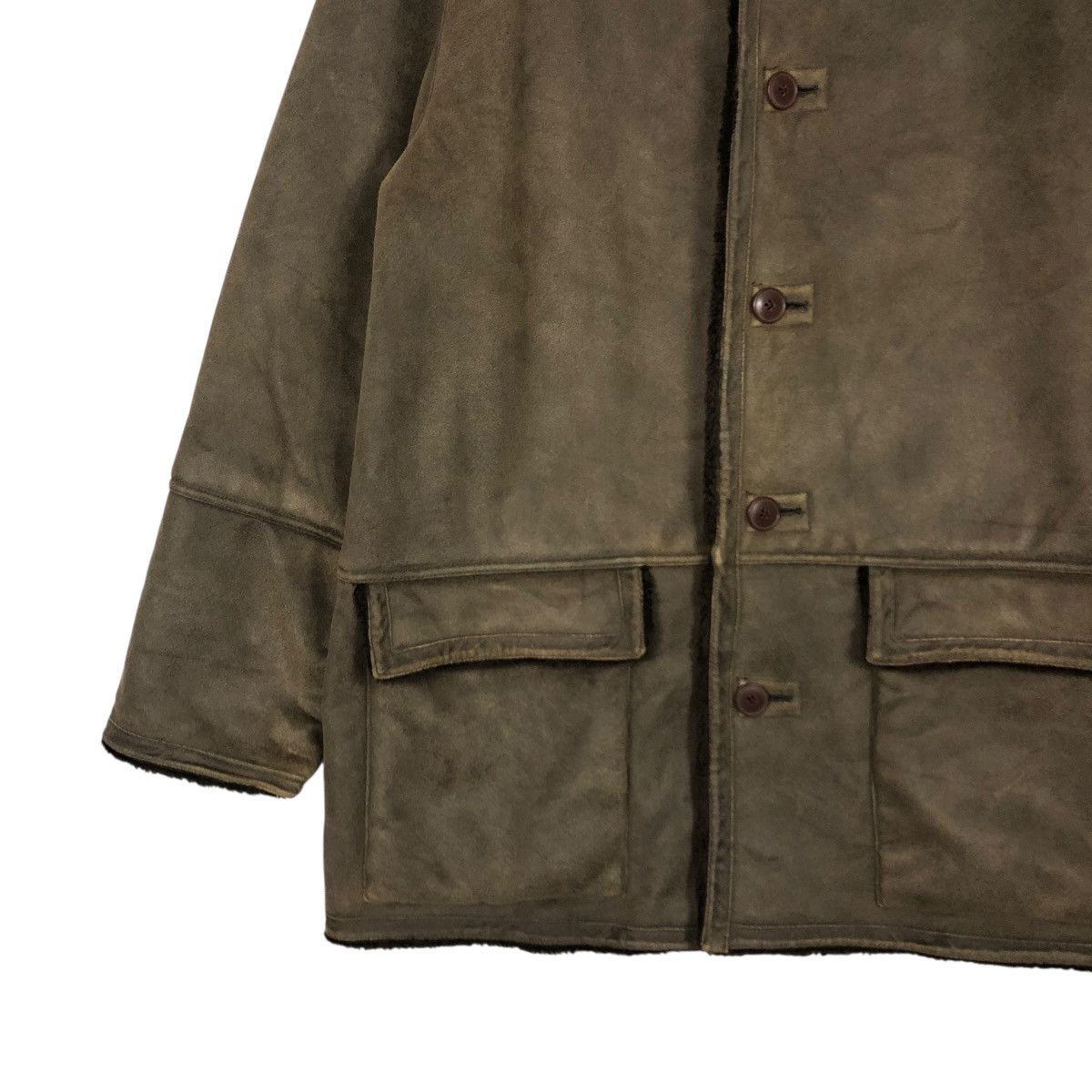 Japanese Brand 🔥VINTAGE GENUINE LEATHER JACKET MEN’S CLUB ISSEY MIYAKE Size US L / EU 52-54 / 3 - 6 Thumbnail