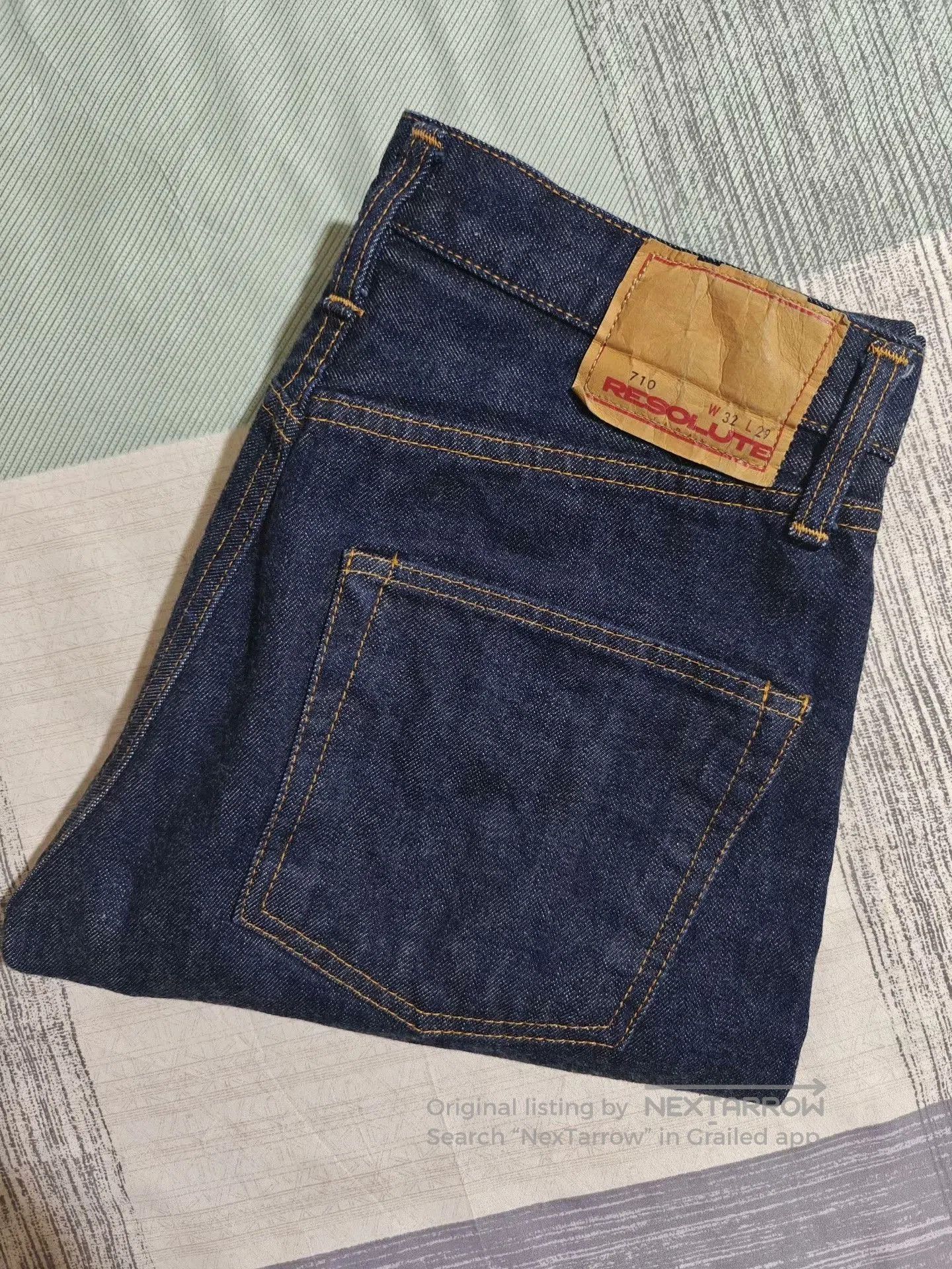 RESOLUTE RESOLUTE 710 Limited Cropped Jeans. Size US 32 / EU 48 - 1 Thumbnail