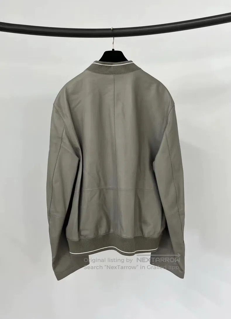 Hermes Hermes Men's baseball jacket with stand-up collar and zipp Size US XL / EU 56 / 4 - 9 Thumbnail
