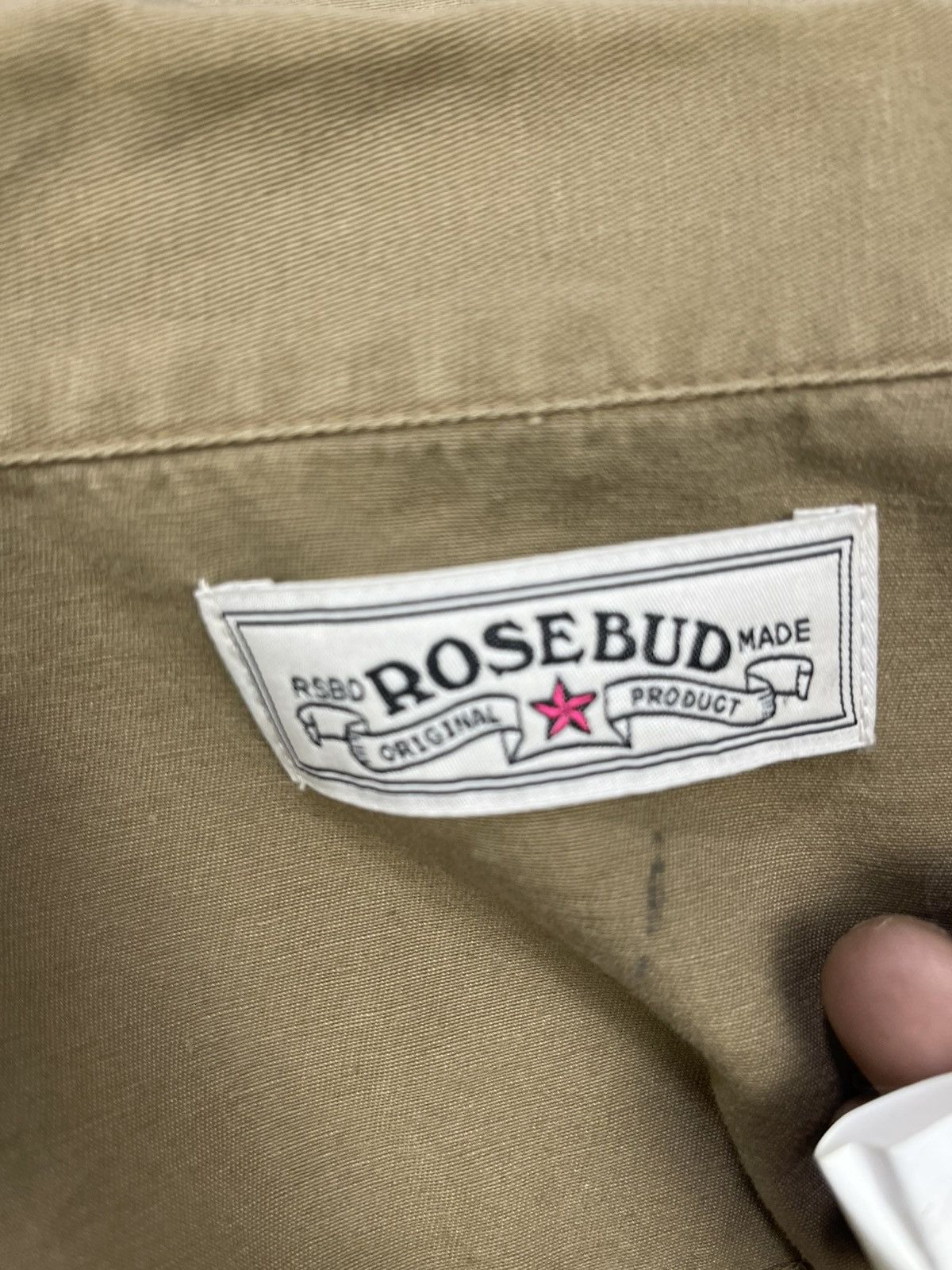 Japanese Brand Rosebud Embroidered Military Inspired Overshirt Jacket Size S / US 4 / IT 40 - 14 Thumbnail