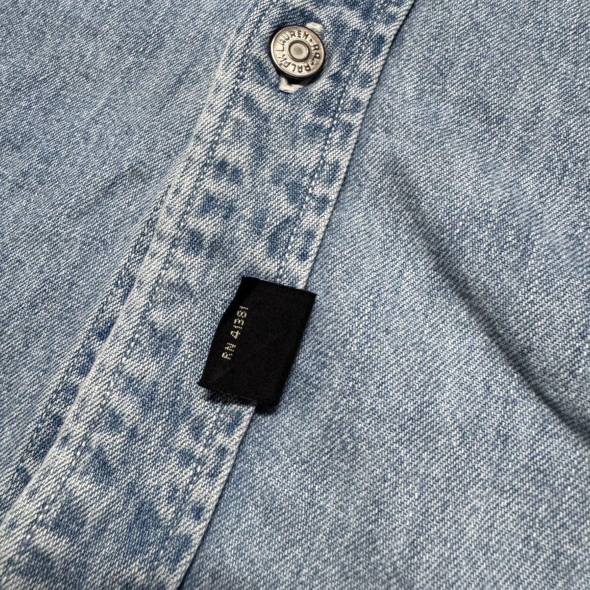 RRL Ralph Lauren Vintage RRL Ralph Lauren Denim Shirt Oversized Faded Size US L / EU 52-54 / 3 - 16 Thumbnail