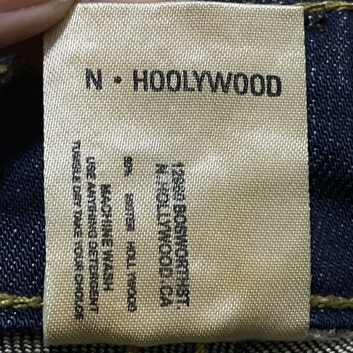 N.Hoolywood Rare Design Vintage Brand N Hoolywood Distressed Jeans 2000s Size US 29 - 11 Thumbnail