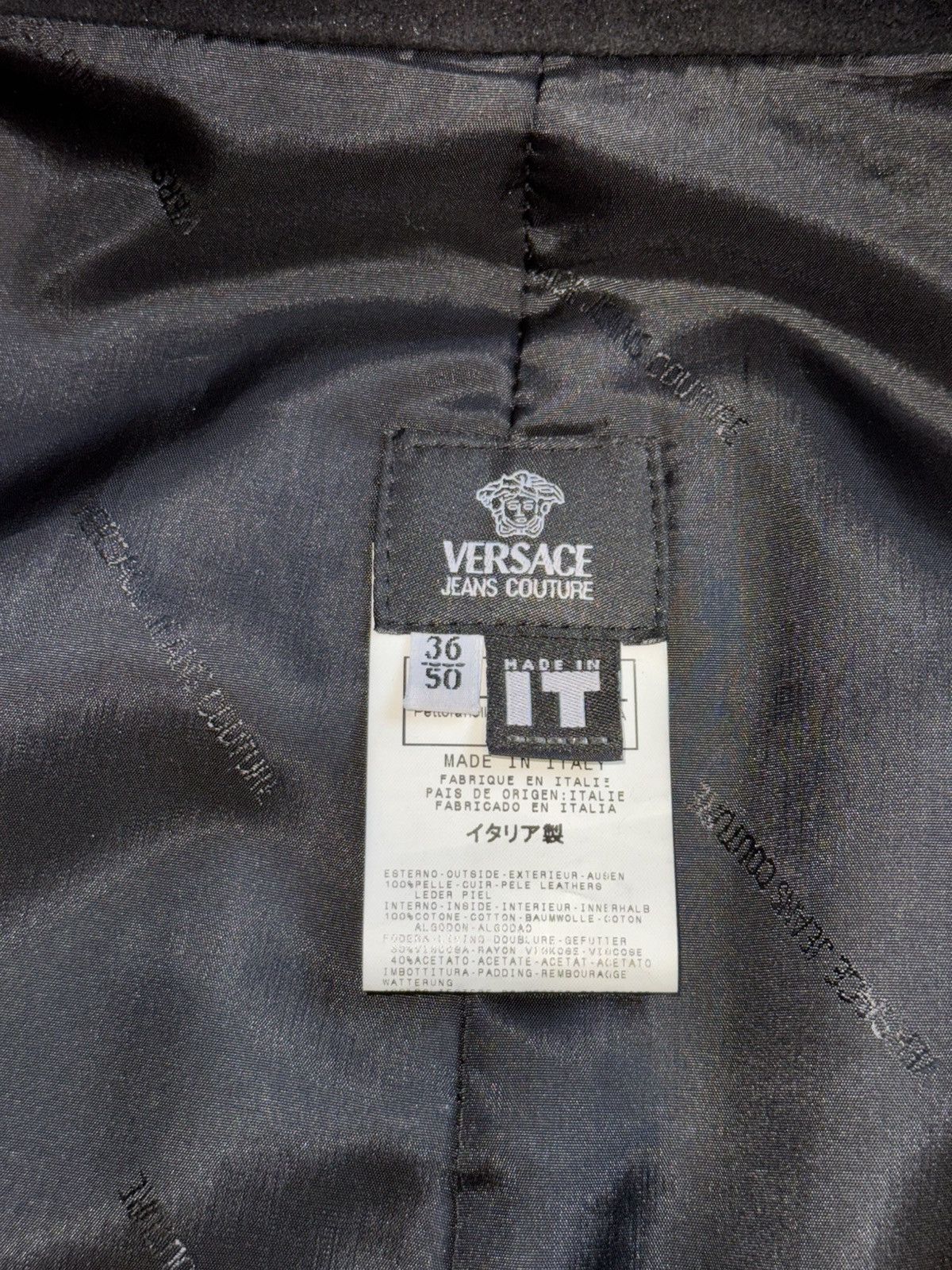 Versace Versace leather trench jacket size 50 IT, international M Size US M / EU 48-50 / 2 - 10 Thumbnail