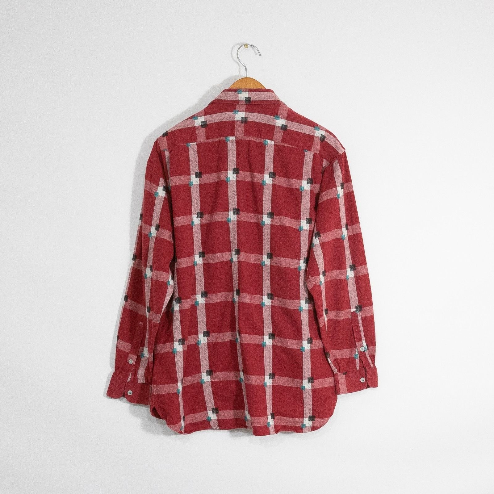 Vintage Vintage Cacharel Plaid Button Up Shirt Mens Medium - Square Size US M / EU 48-50 / 2 - 5 Thumbnail