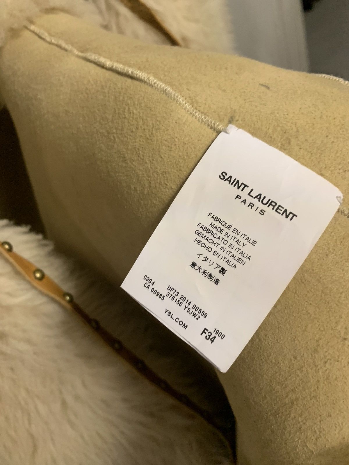 Saint Laurent Paris Saint Laurent 2015SS Shearling vest Size US S / EU 44-46 / 1 - 4 Thumbnail
