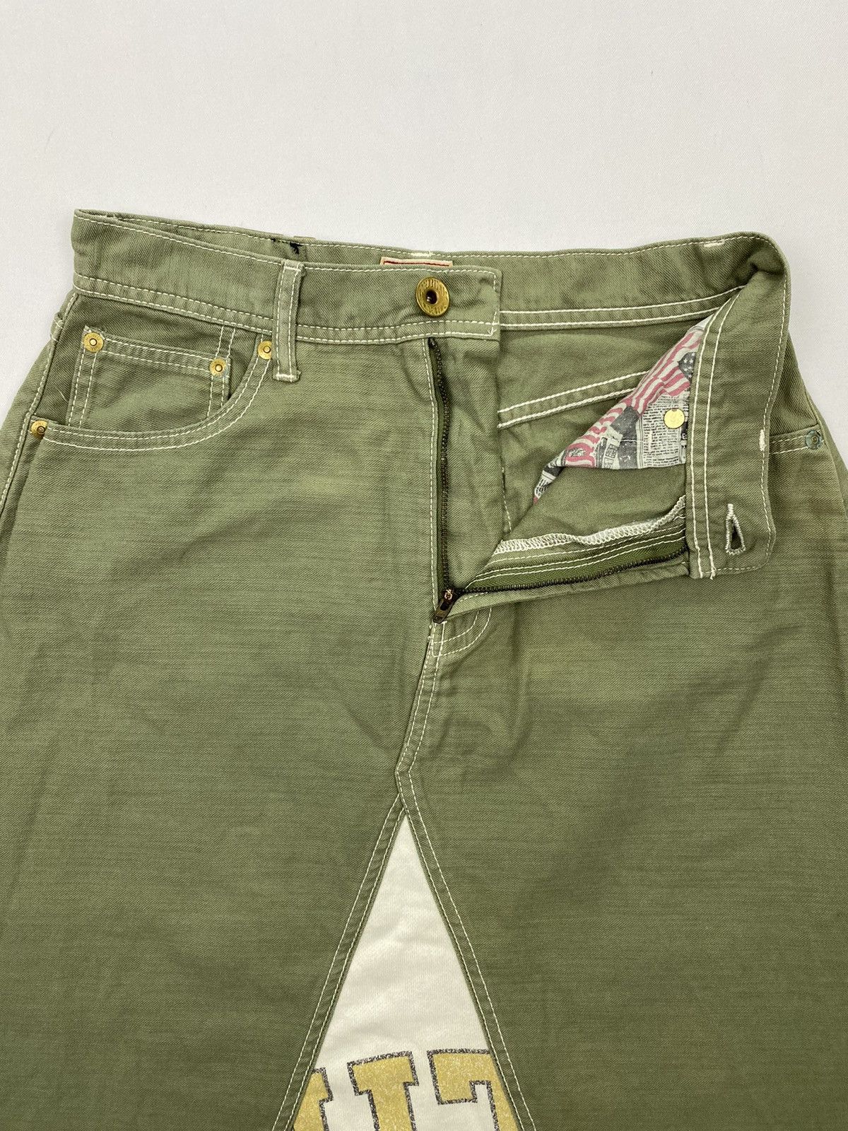 Japanese Brand Rodeo Crowns Dirty Skirt Size 27" / US 4 / IT 40 - 5 Thumbnail