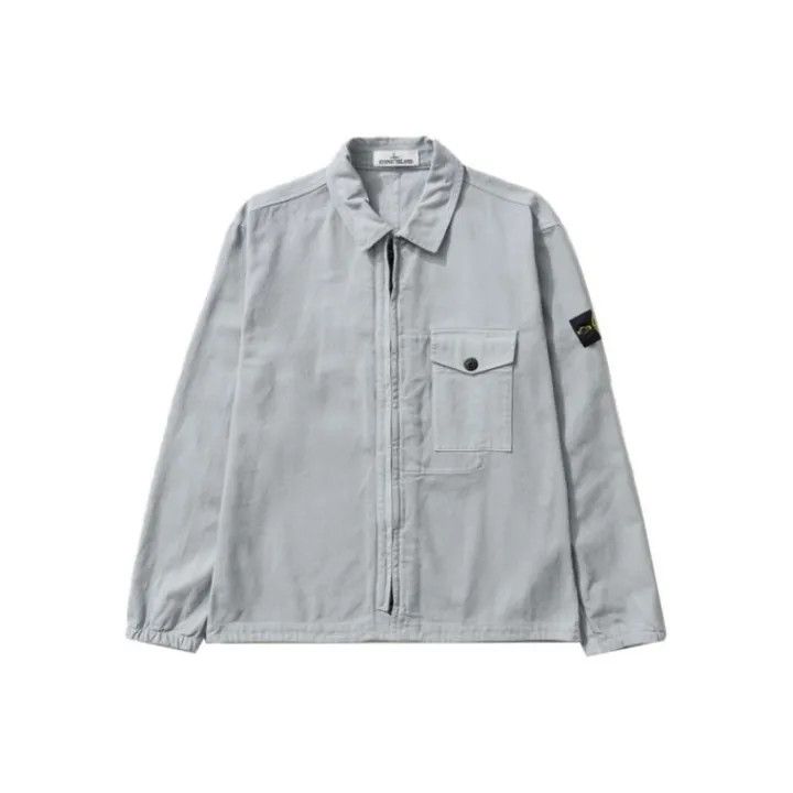 Stone Island Stone Island Gray Pocket Jacket for Men Size US XL / EU 56 / 4 - 1 Thumbnail