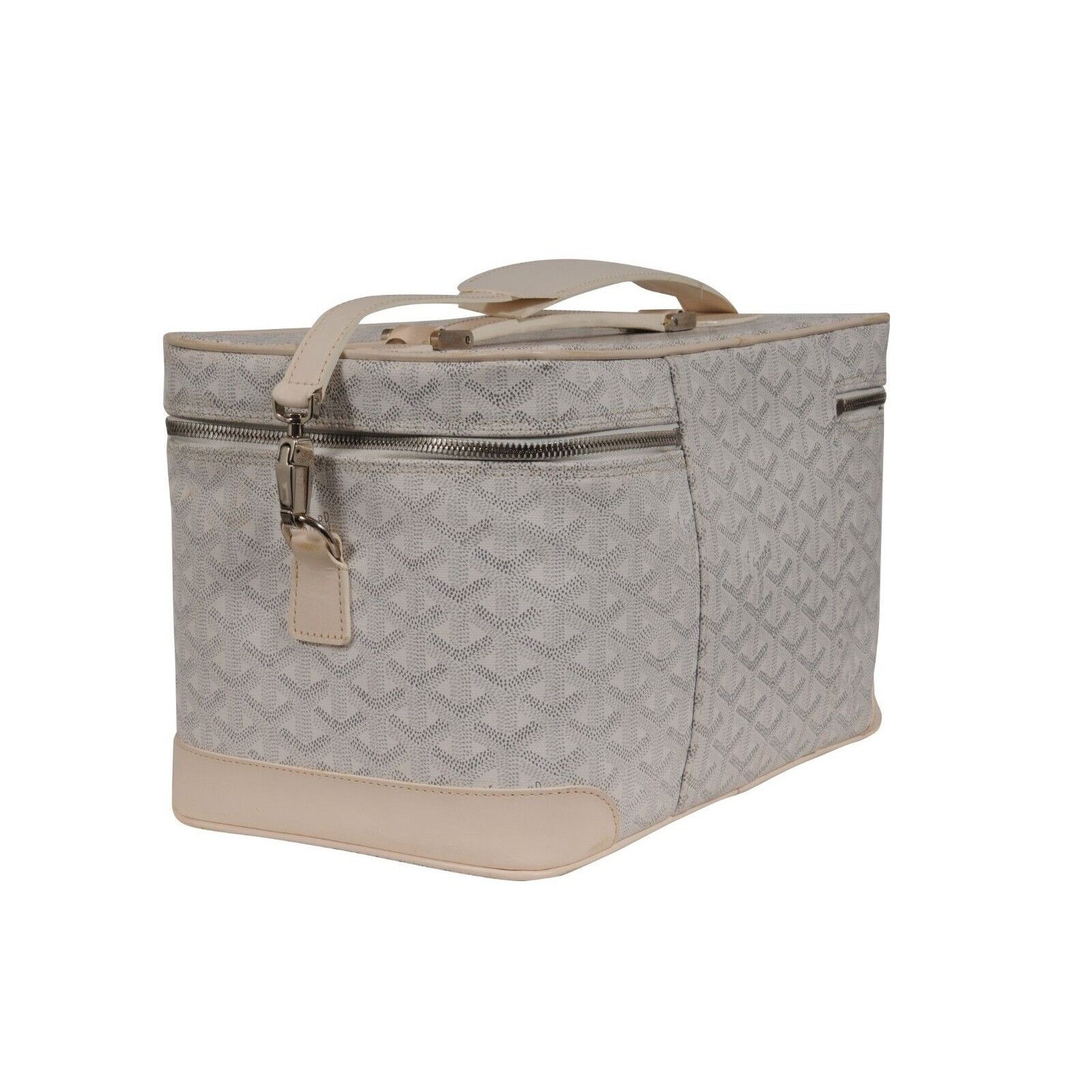 Goyard Vintage 2000's Y2k Vanity Train Case Canvas Bag - 02252 Size ONE SIZE - 5 Thumbnail