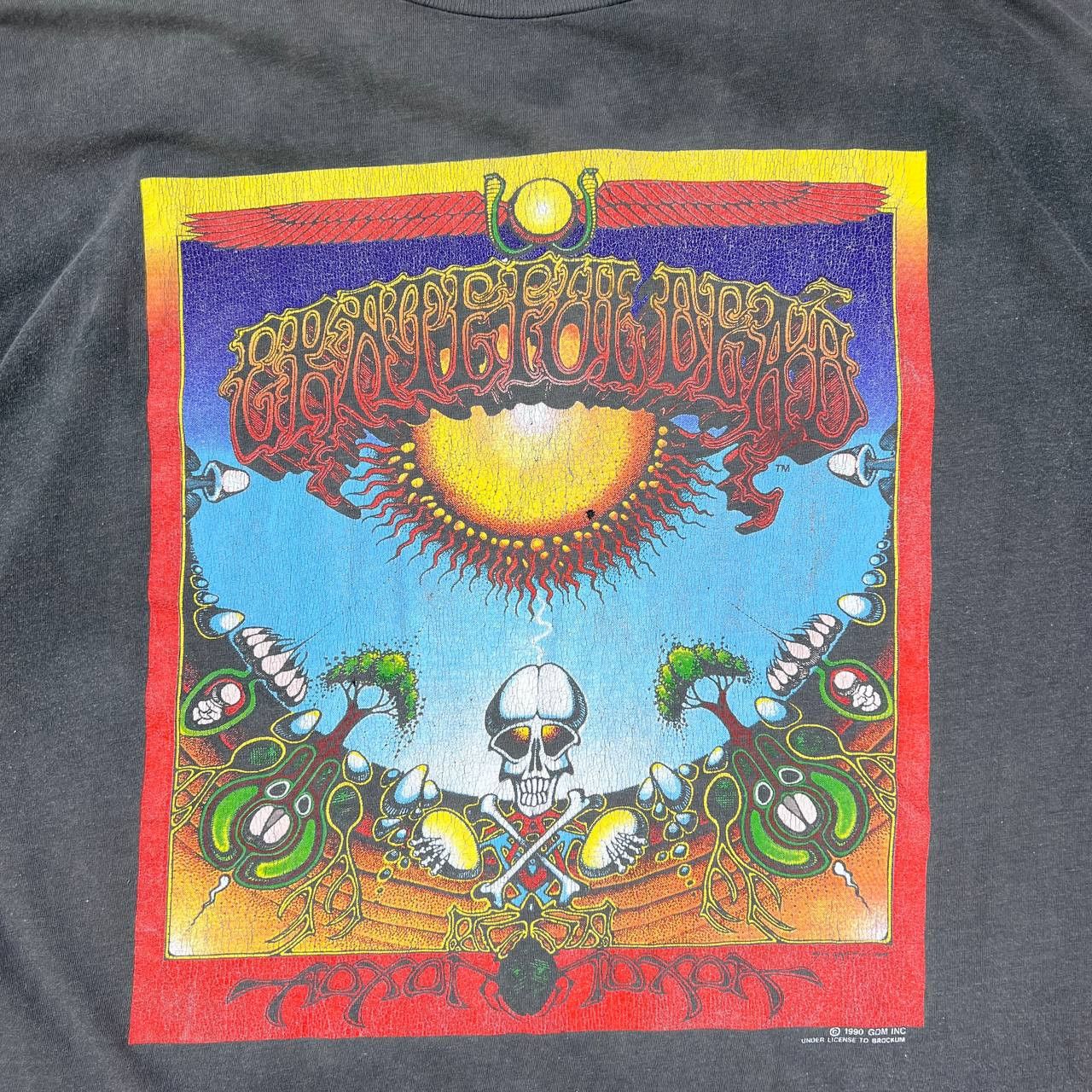 Band Tees × Grateful Dead × Vintage Vintage Grateful Dead 1990 Aoxomoxoa Shrooms T-Shirt Size US XL / EU 56 / 4 - 3 Thumbnail