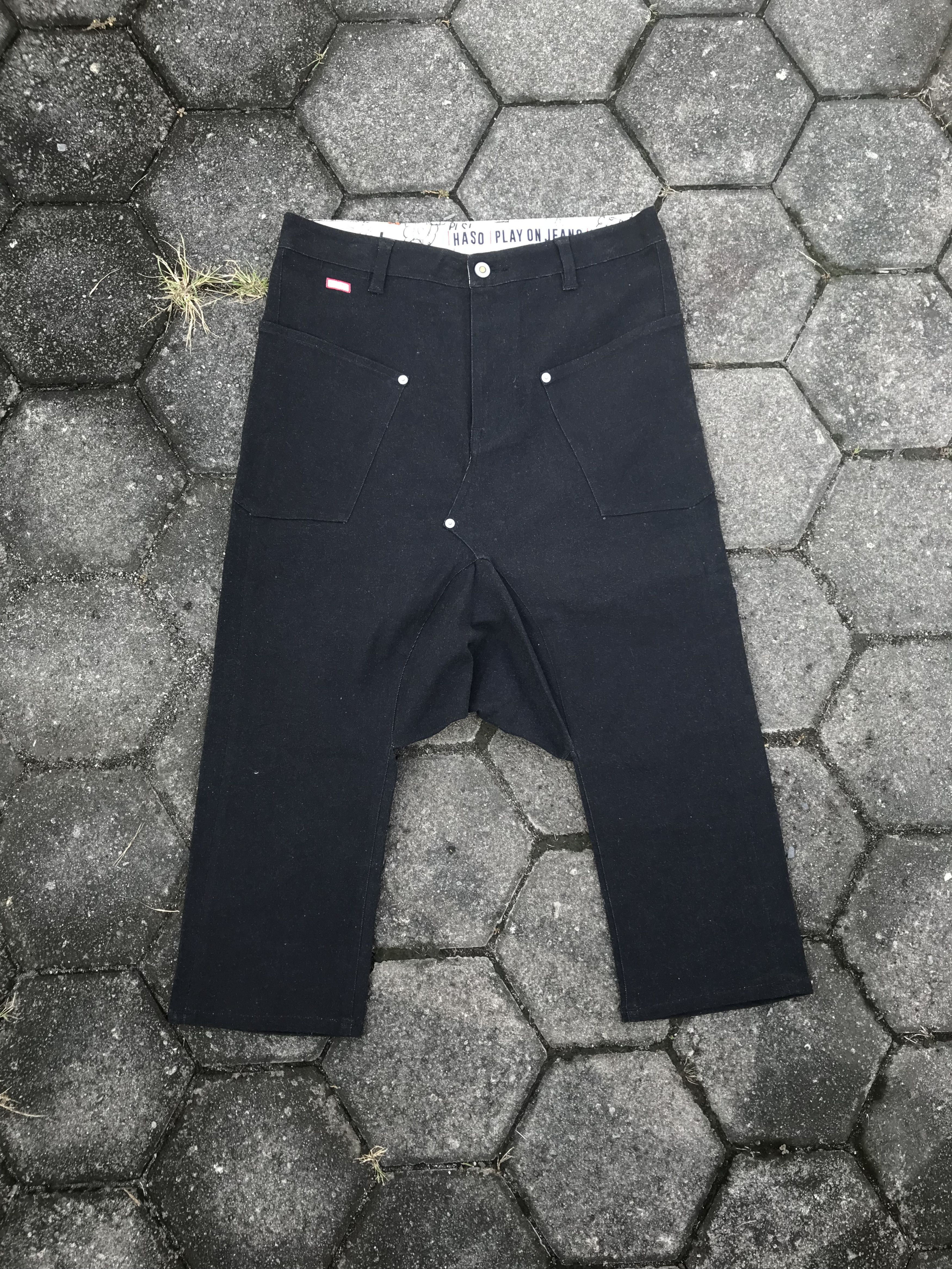 If Six Was Nine × Japanese Brand × Le Grande Bleu (L.G.B.) Harem pants like a rick owens Size US 32 / EU 48 - 1 Thumbnail
