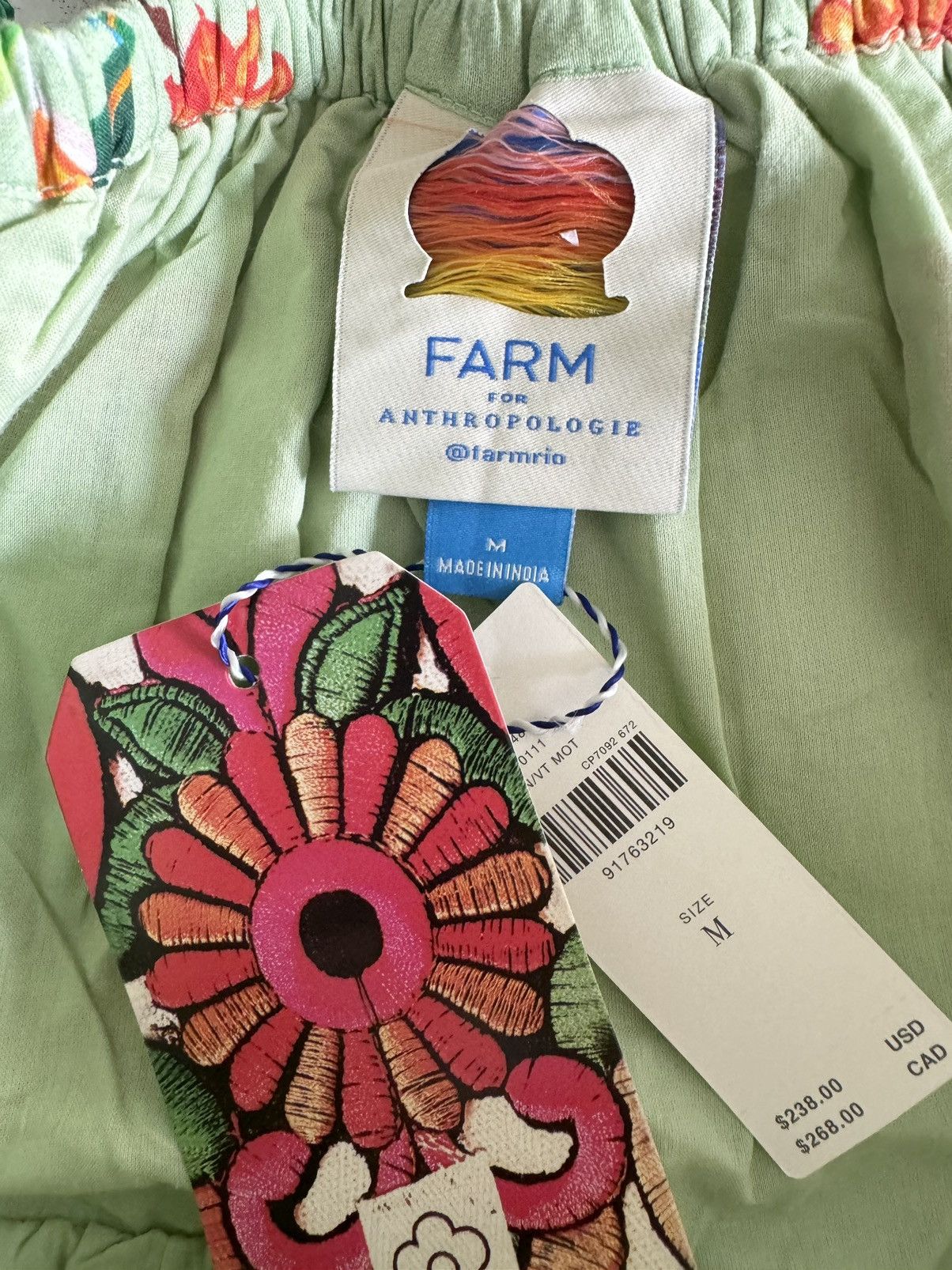 Farm Rio Farm Rio Off-The-Shoulder Tiered Floral Maxi Dress, Size M Size M / US 6-8 / IT 42-44 - 11 Thumbnail