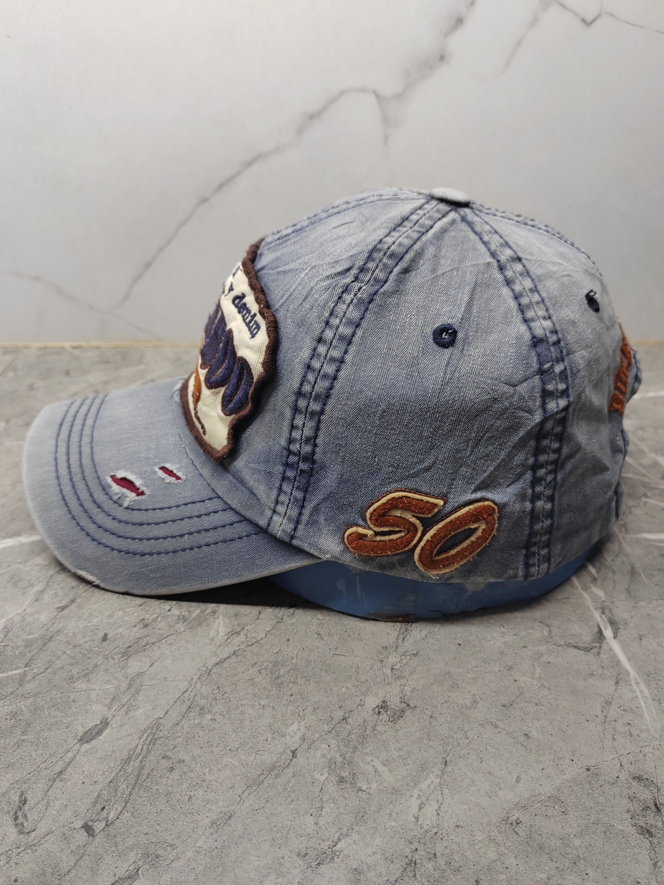 Japanese Brand Vintage Buckaroo Distressed Style Cap Hat Size ONE SIZE - 4 Thumbnail