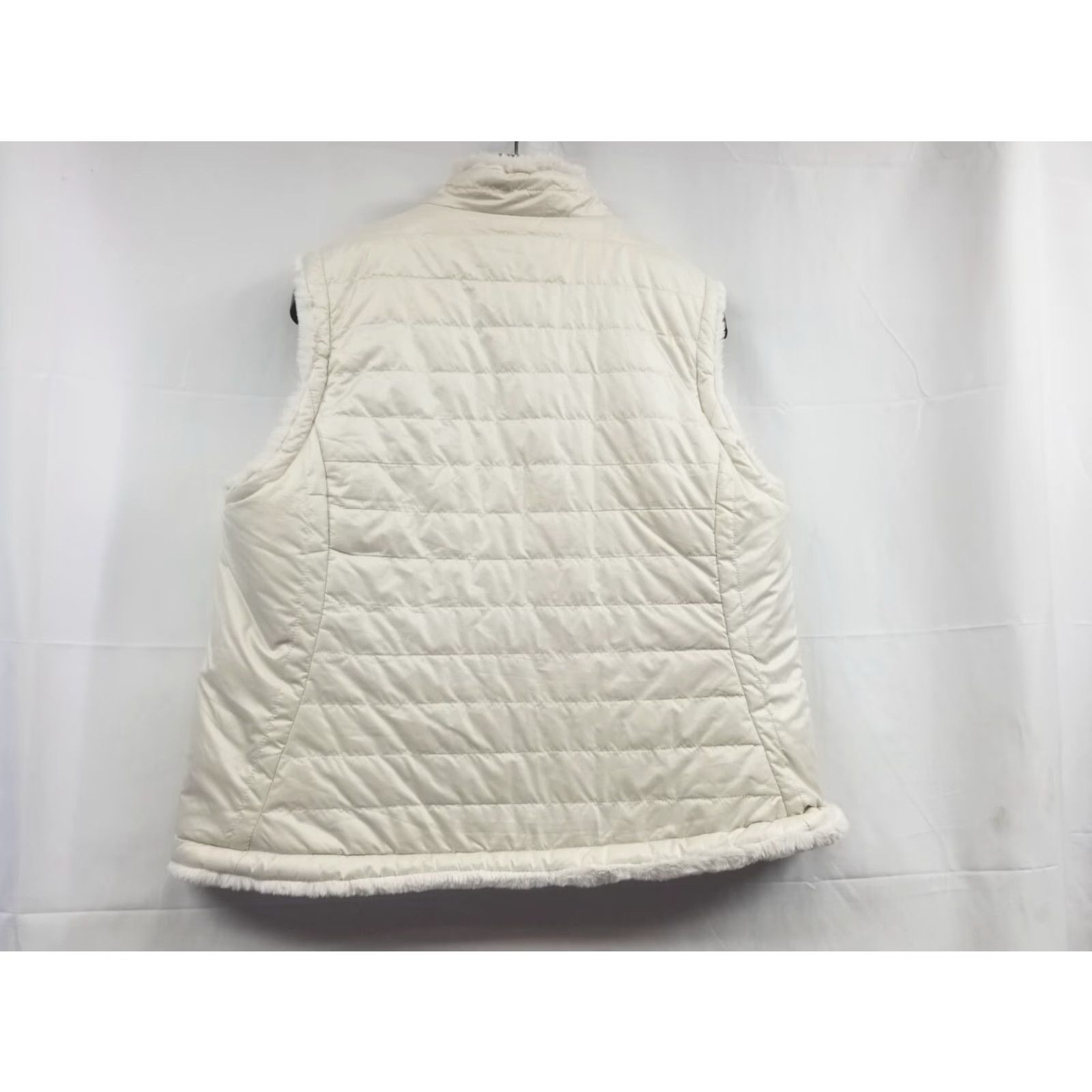 Nicole Miller Nicole Miller Vest Womens Reversible Plush Faux Fur Ivory 2XL See Pics Size XXL / US 16-18 / IT 52-54 - 4 Thumbnail