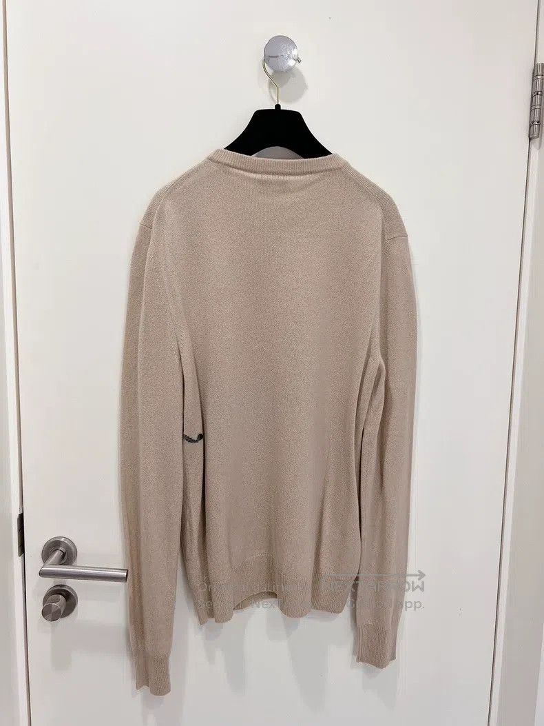 Hermes Hermes Beige Horse Racing Pattern Men's Cashmere Sweater Size US S / EU 44-46 / 1 - 2 Thumbnail