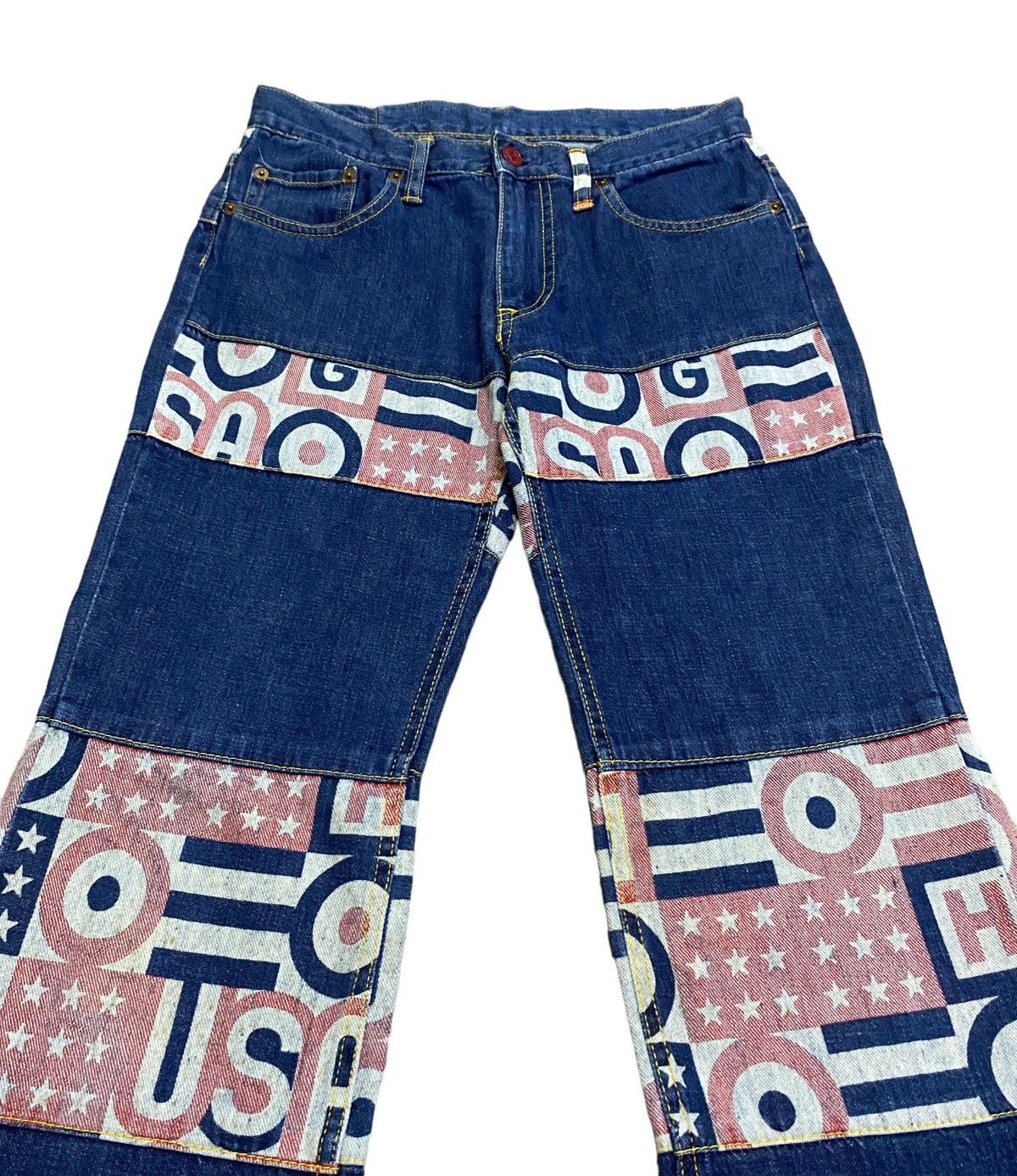 Hysteric Glamour Rare Design Vintage Brand Hysteric Glamour Hagi Jeans 1990s Size US 28 / EU 44 - 3 Thumbnail