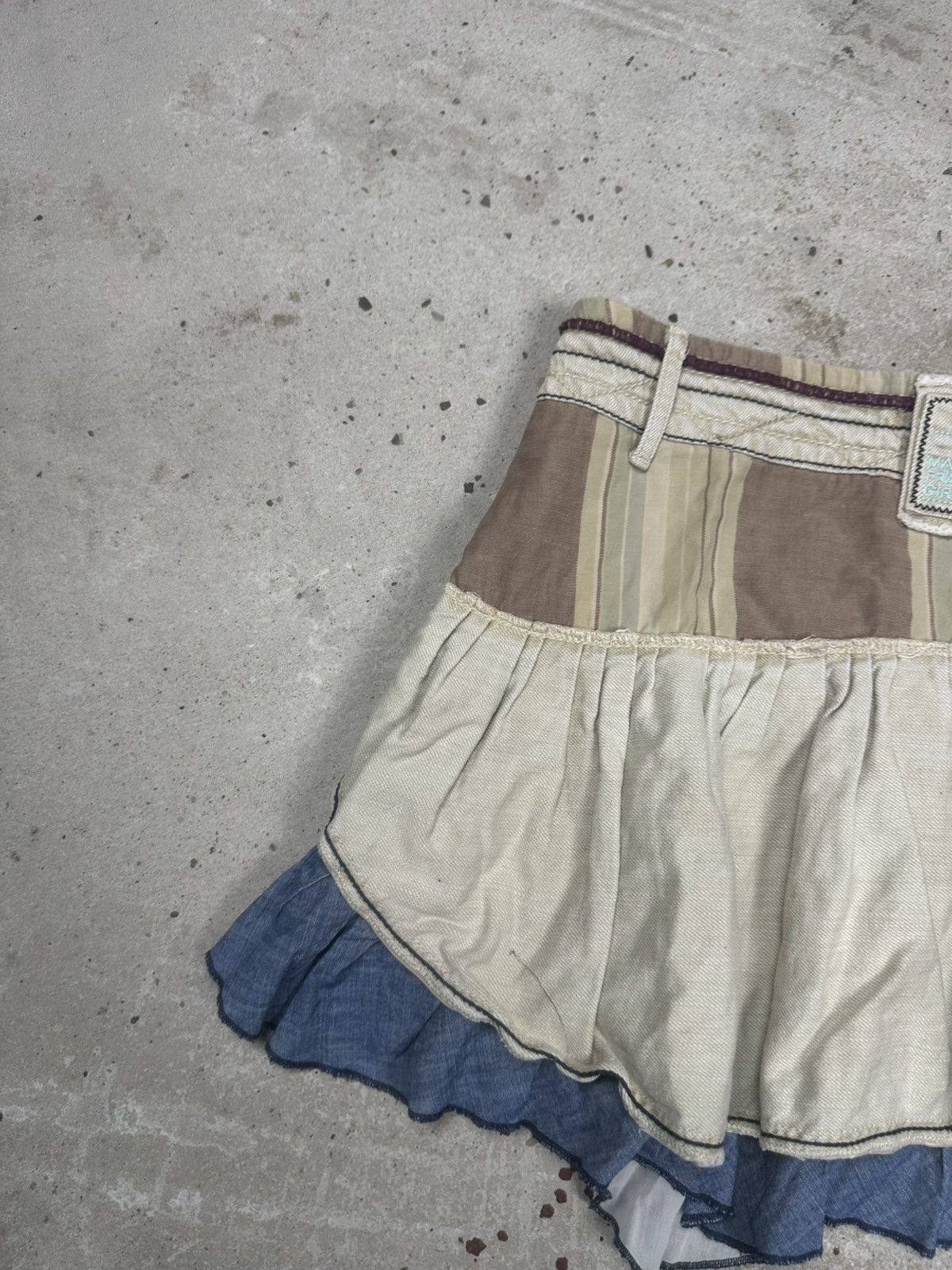 Marithe + Francois Girbaud Marithe Francois Girbaud Mini Patchwork Skirt Iconic Size 27" / US 4 / IT 40 - 12 Thumbnail