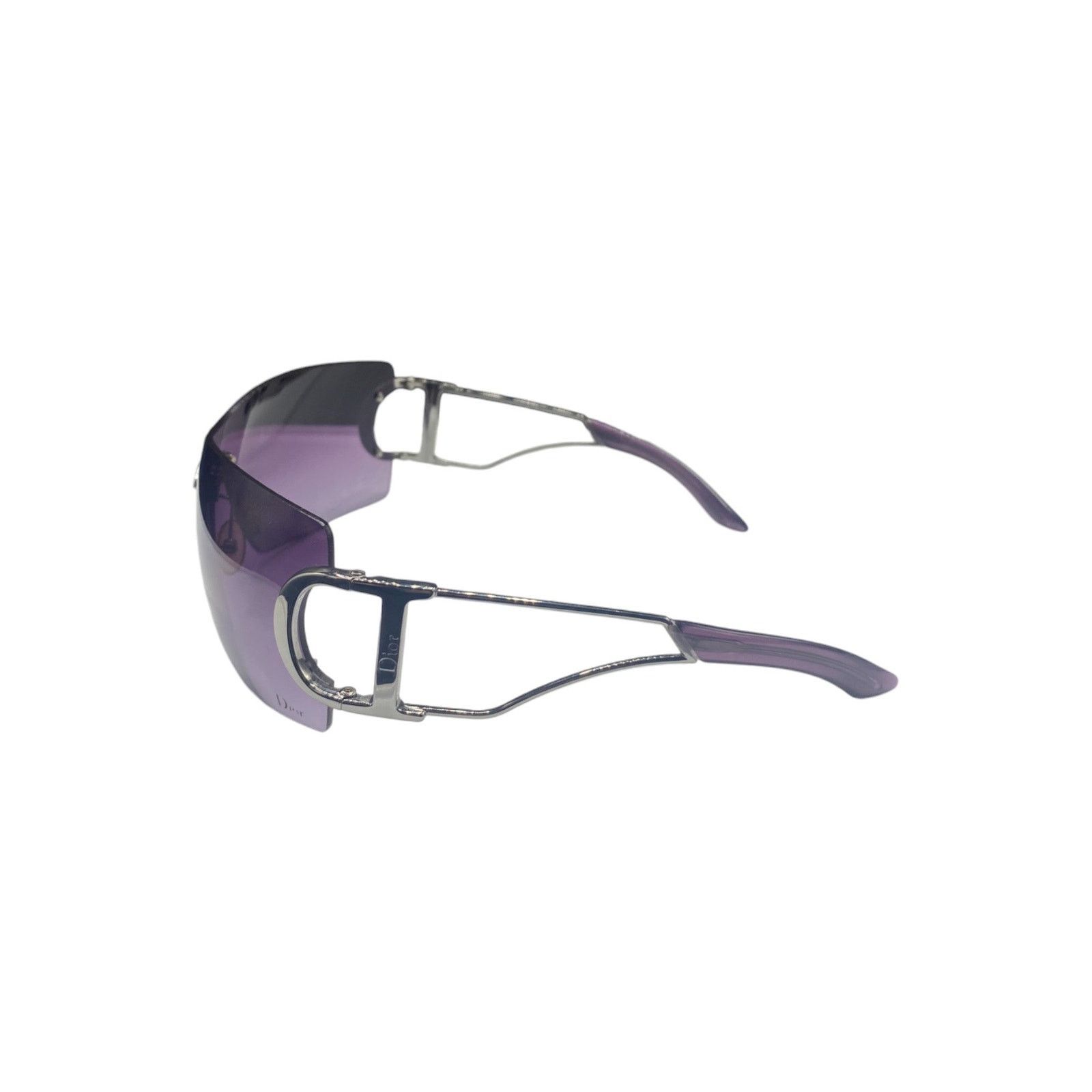 Dior Diorly 2 Purple Rimless Metal Sunglasses Size ONE SIZE - 3 Thumbnail