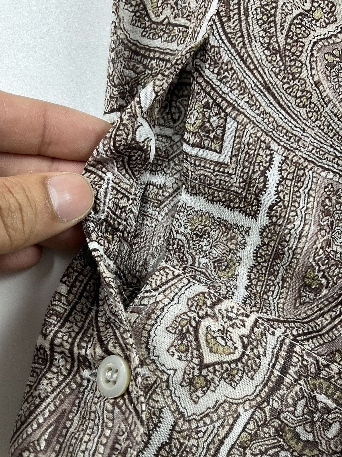 Prada Vintage Prada Paisley Shirt Size US M / EU 48-50 / 2 - 8 Thumbnail