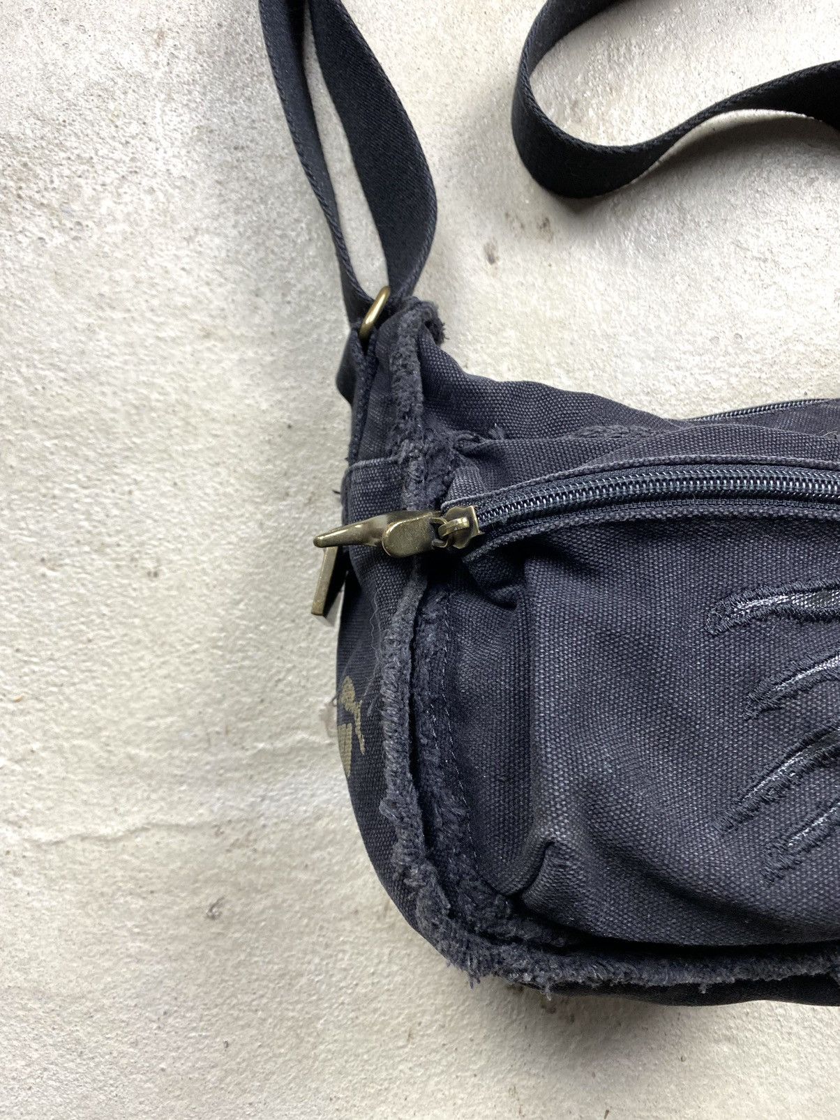 Japanese Brand Vintage Puma Patchwork Japanese Mini Bag Y2K Style Hype Size ONE SIZE - 4 Thumbnail