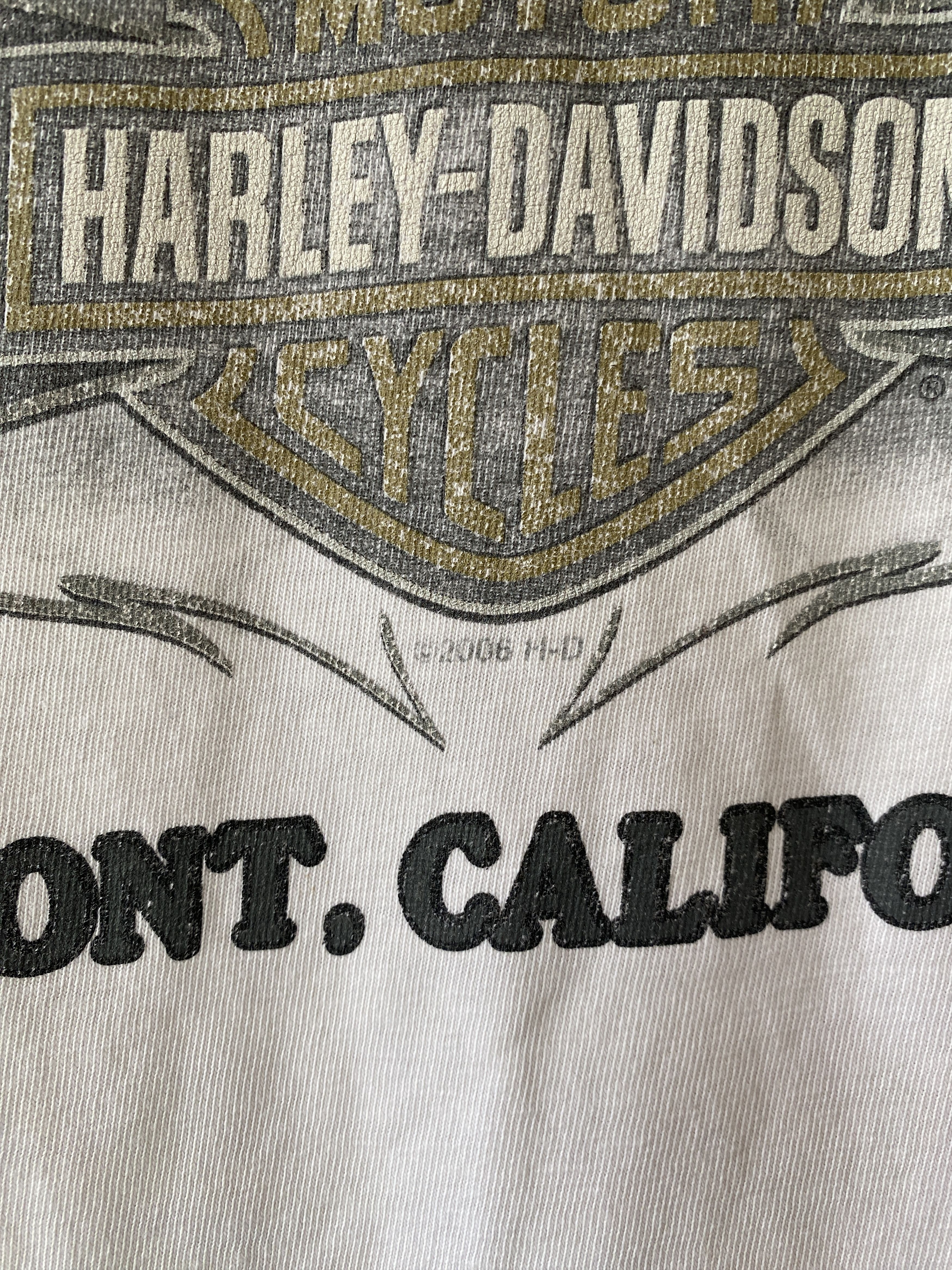 Harley Davidson Y2K FAULTLINE HARLEY DAVIDSON T SHIRT Size US XXL / EU 58 / 5 - 3 Thumbnail