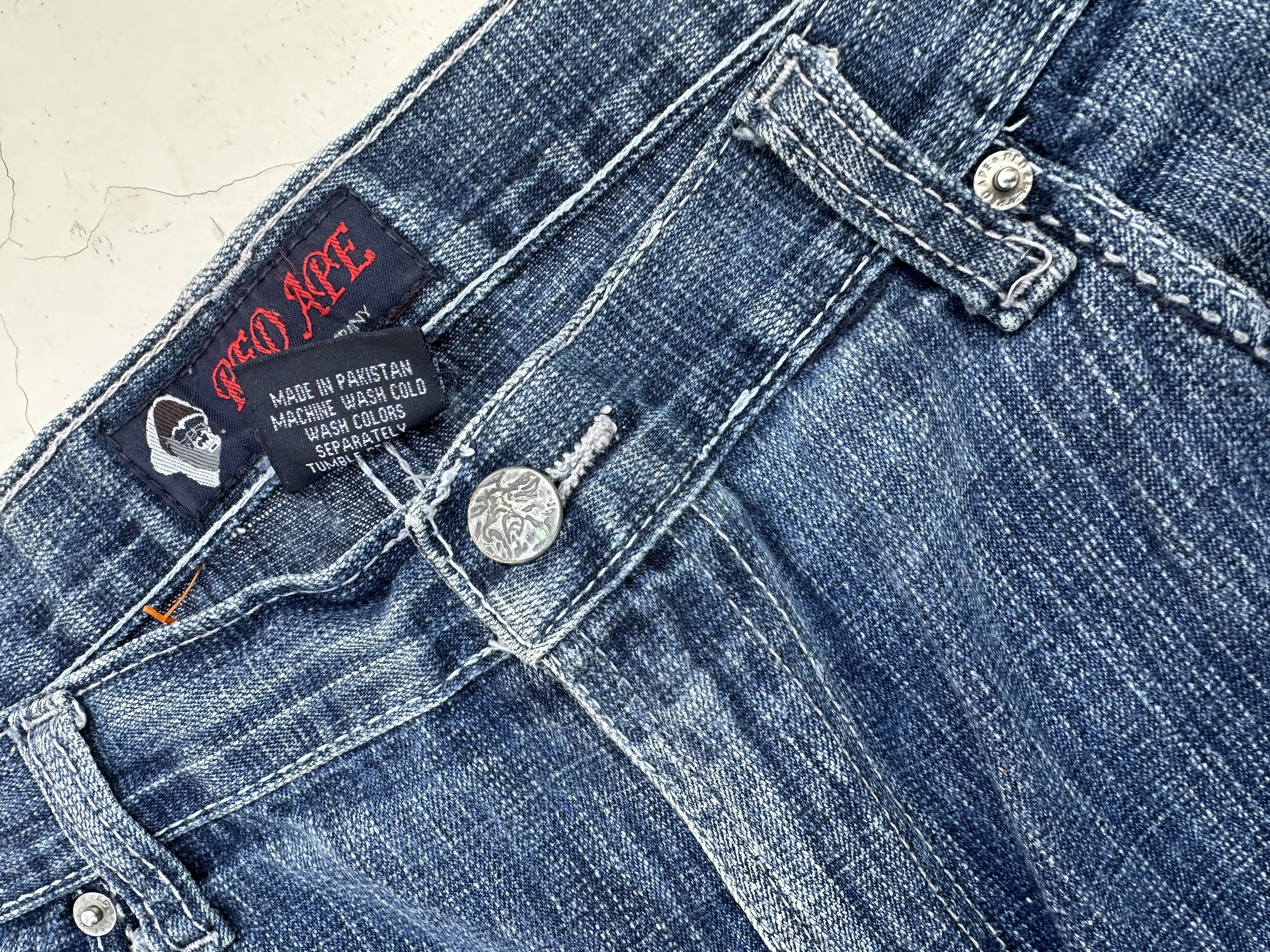 Other Red ape embroidery jeans 38*32 Size US 38 / EU 54 - 9 Thumbnail
