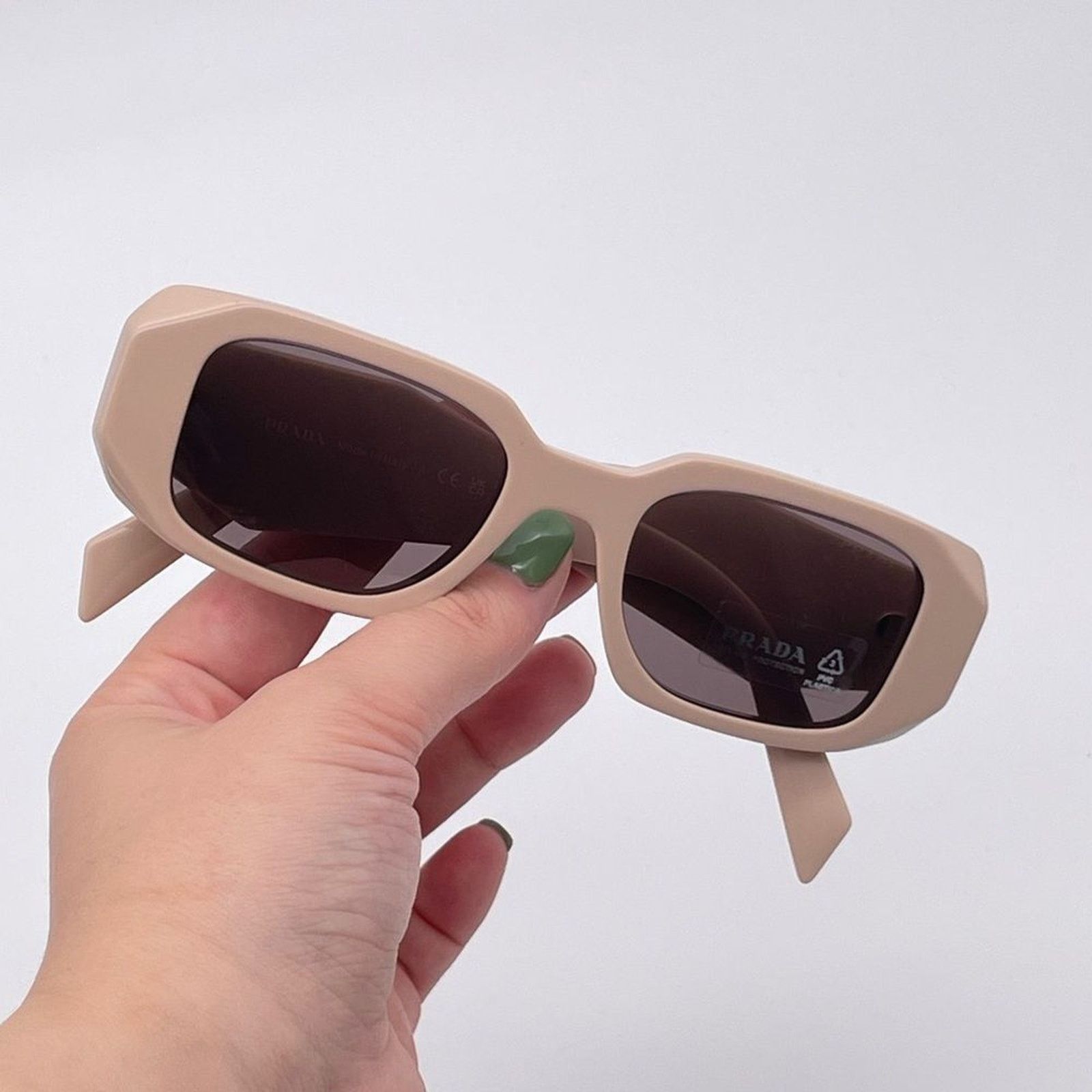 Prada NEW PRADA PR17WS VYJ6X1 Powder/Purple Brown Women Sunglasses Size ONE SIZE - 9 Thumbnail