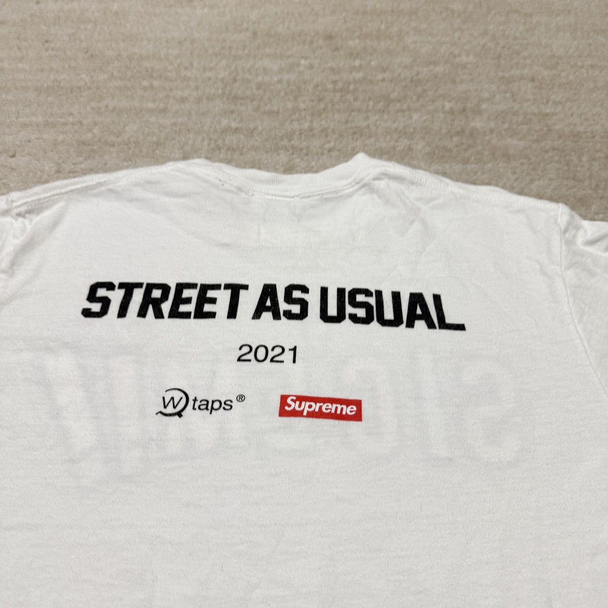 Supreme Supreme x WTAPS Sic'em T-shirt 2021 White Small Double-Sided Size US S / EU 44-46 / 1 - 6 Thumbnail
